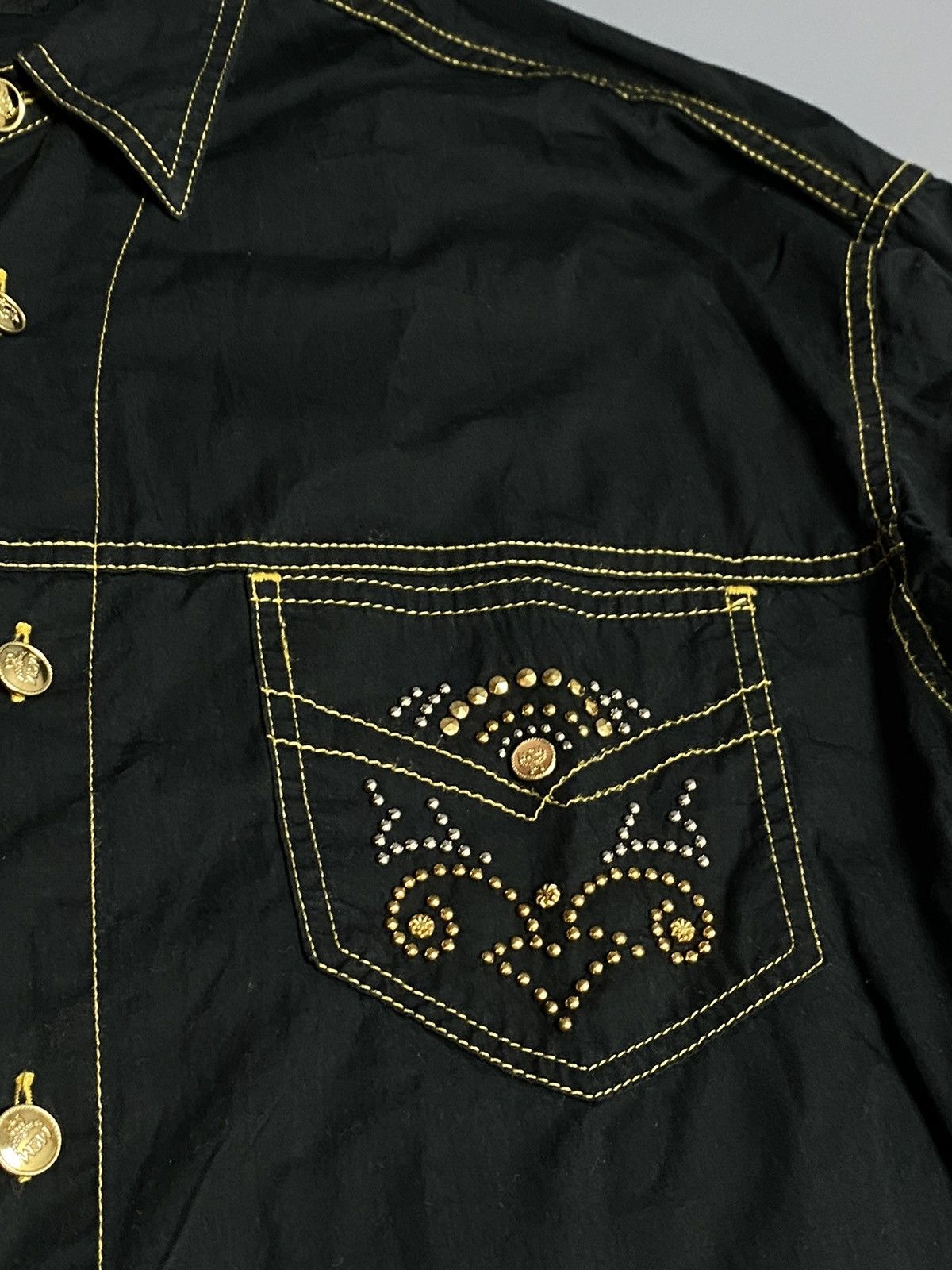 MCM Vintage MCM Western Style Shirt Embellished Pockets Mens M Size US M / EU 48-50 / 2 - 4 Thumbnail