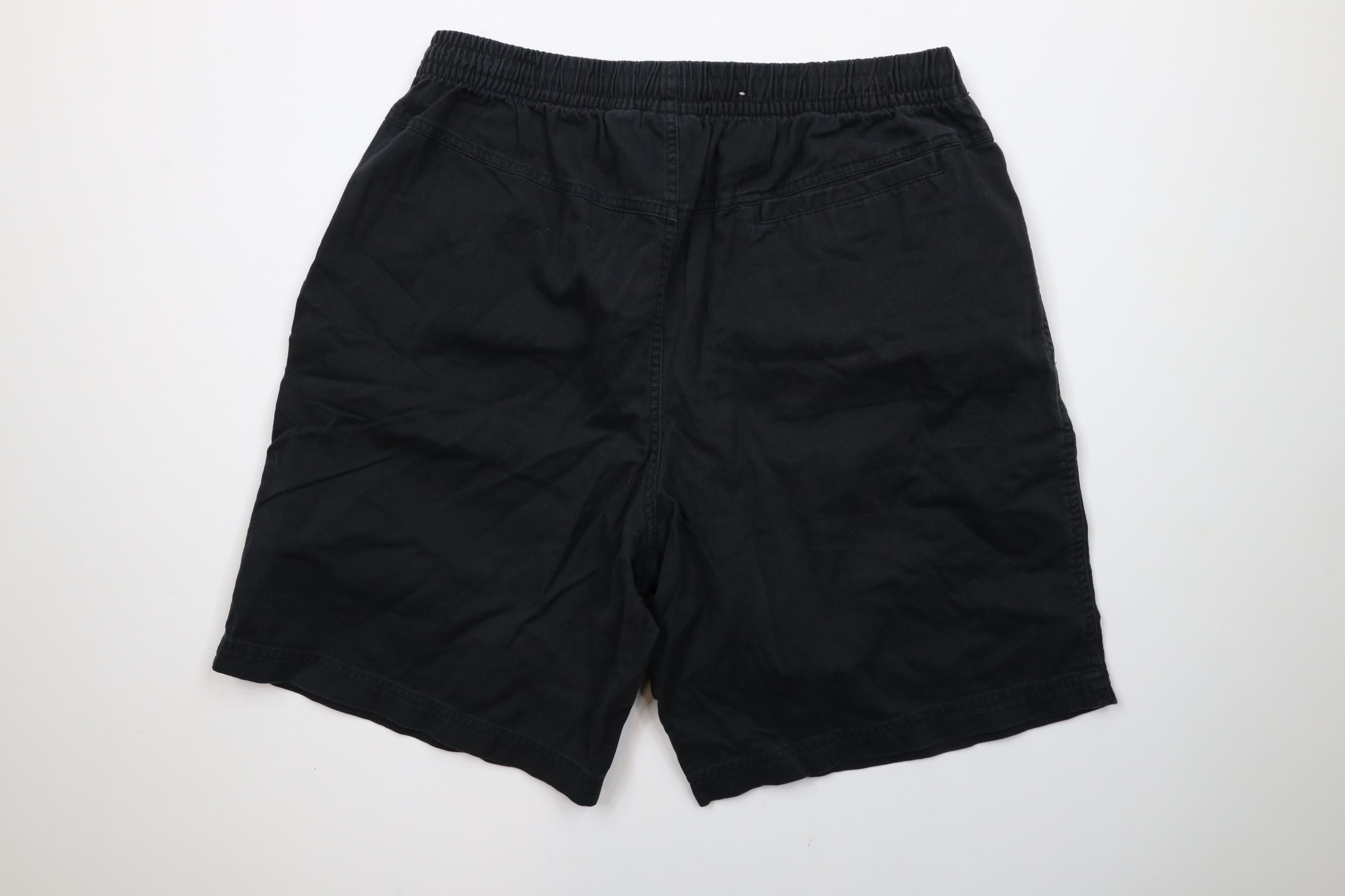 Vintage Vintage 90s Streetwear Blank Above Knee Shorts Black Cotton Size US 32 / EU 48 - 7 Thumbnail