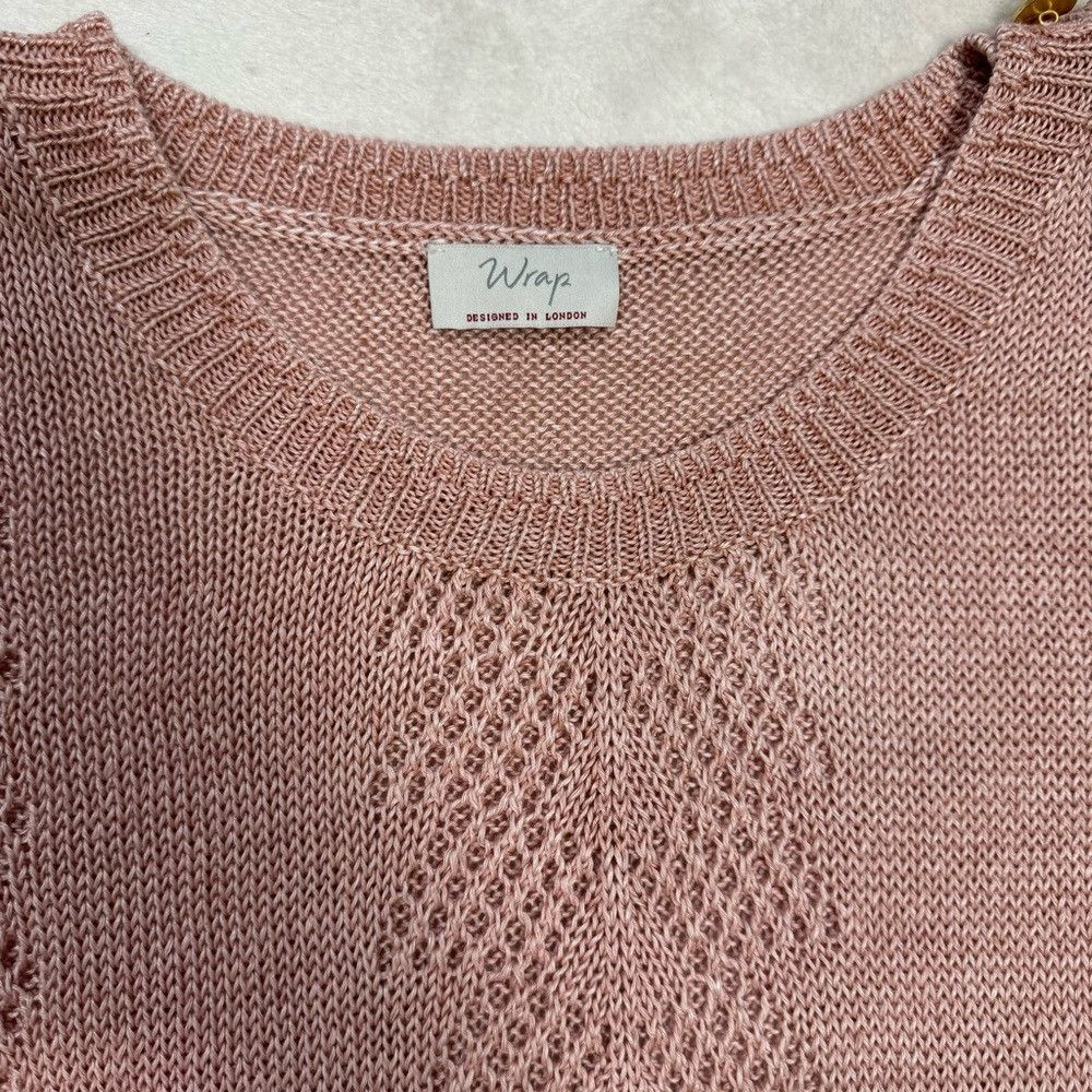 Other Wrap London Linen Knit Sweater Size 12 Size XL / US 12-14 / IT 48-50 - 9 Thumbnail