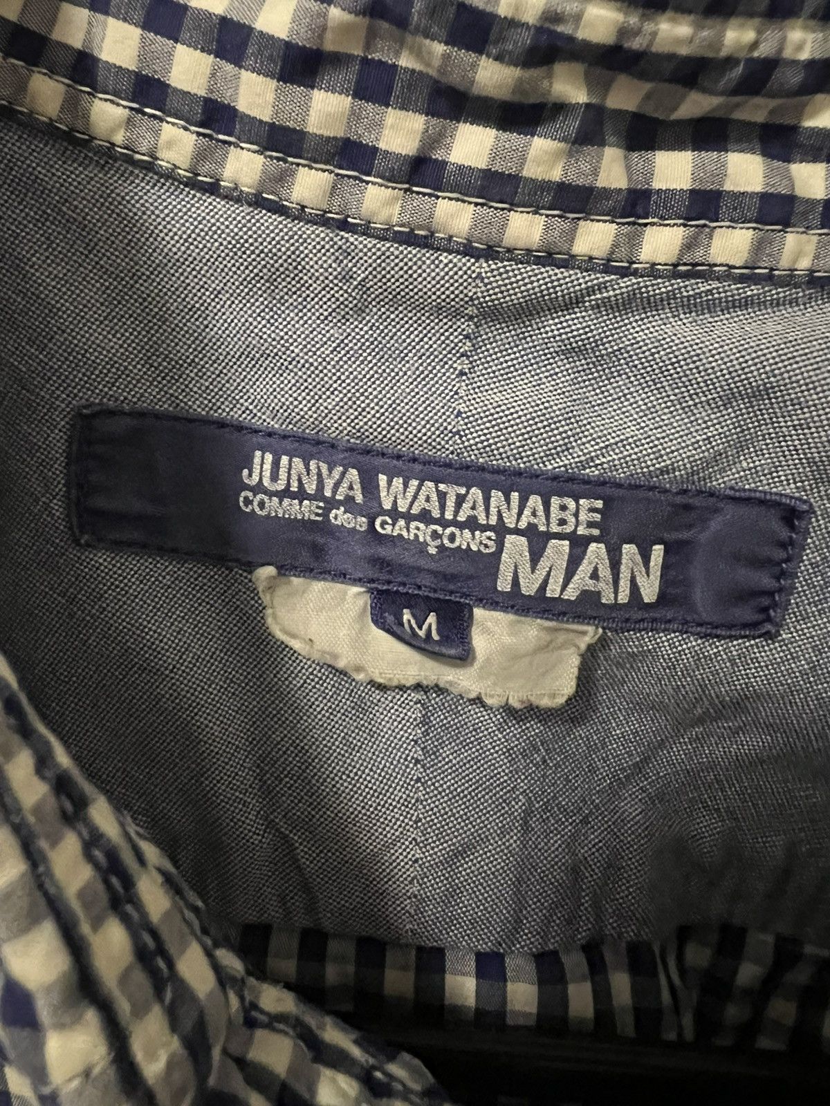 Comme des Garcons Junya Watanabe Comme Des Garcon Man Plaid Button Up Size US M / EU 48-50 / 2 - 3 Thumbnail