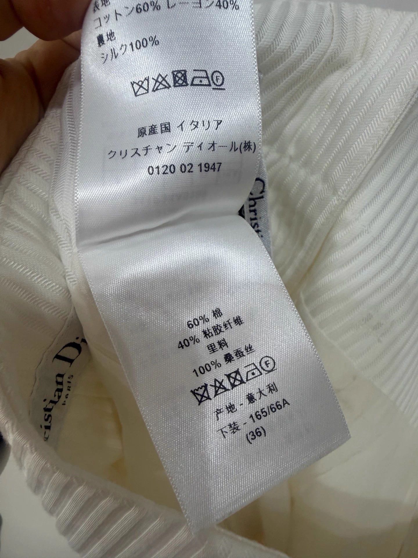 Dior Dior Navy Casual Gold Button Wide Leg Pants 99 New FR36 Size 26" / US 2 / IT 38 - 6 Thumbnail