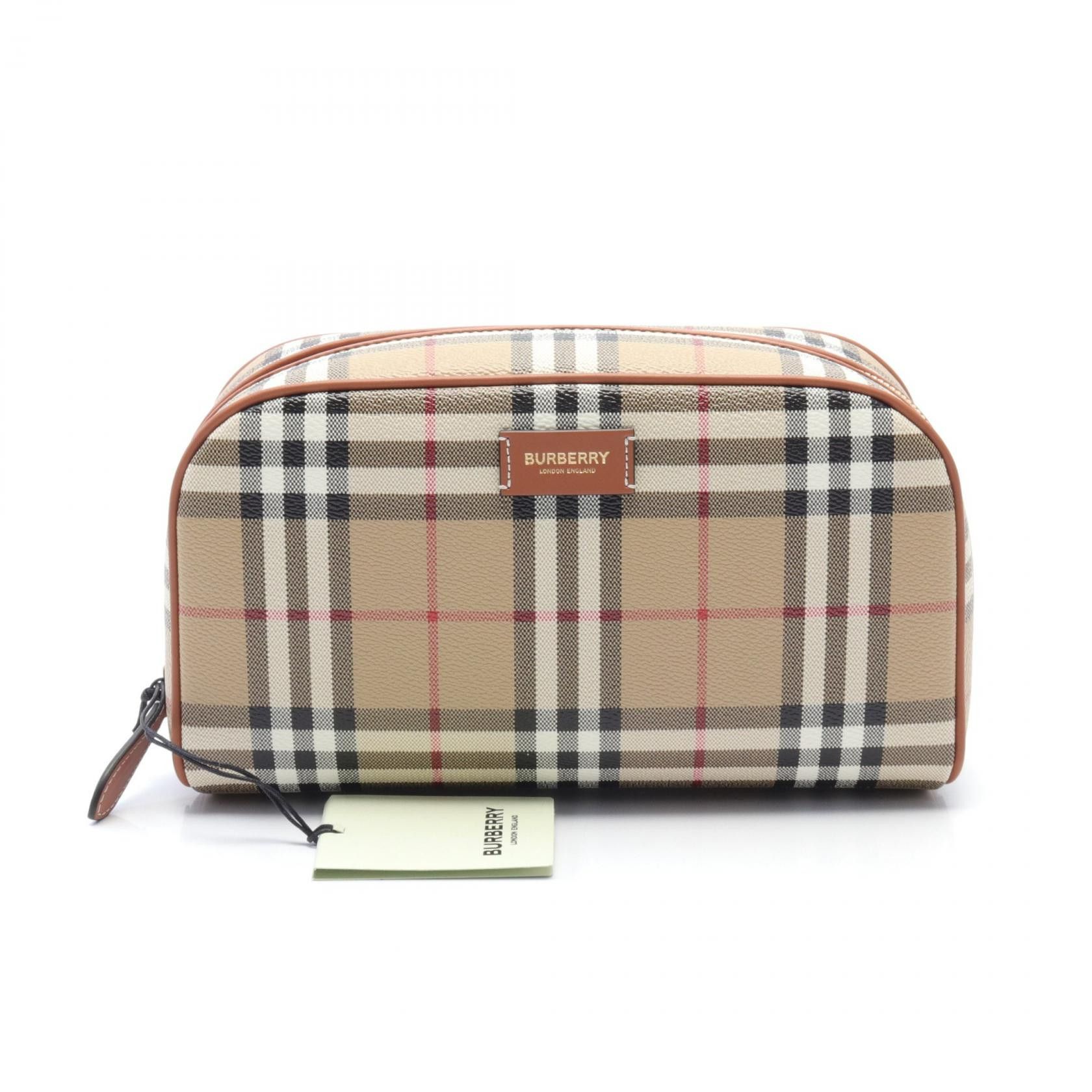Burberry Burberry null Canvas Vanity Bag 8067158 in Pristine Condition Size ONE SIZE - 1 Thumbnail