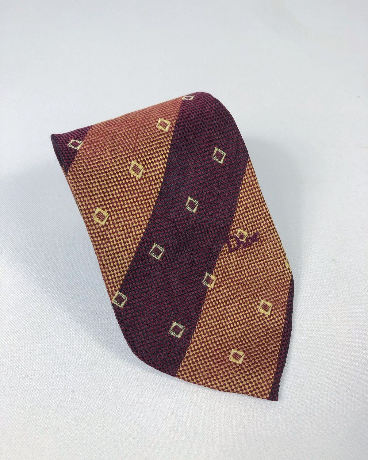 Rare Vintage Christian Dior Monsieur Silk Tie