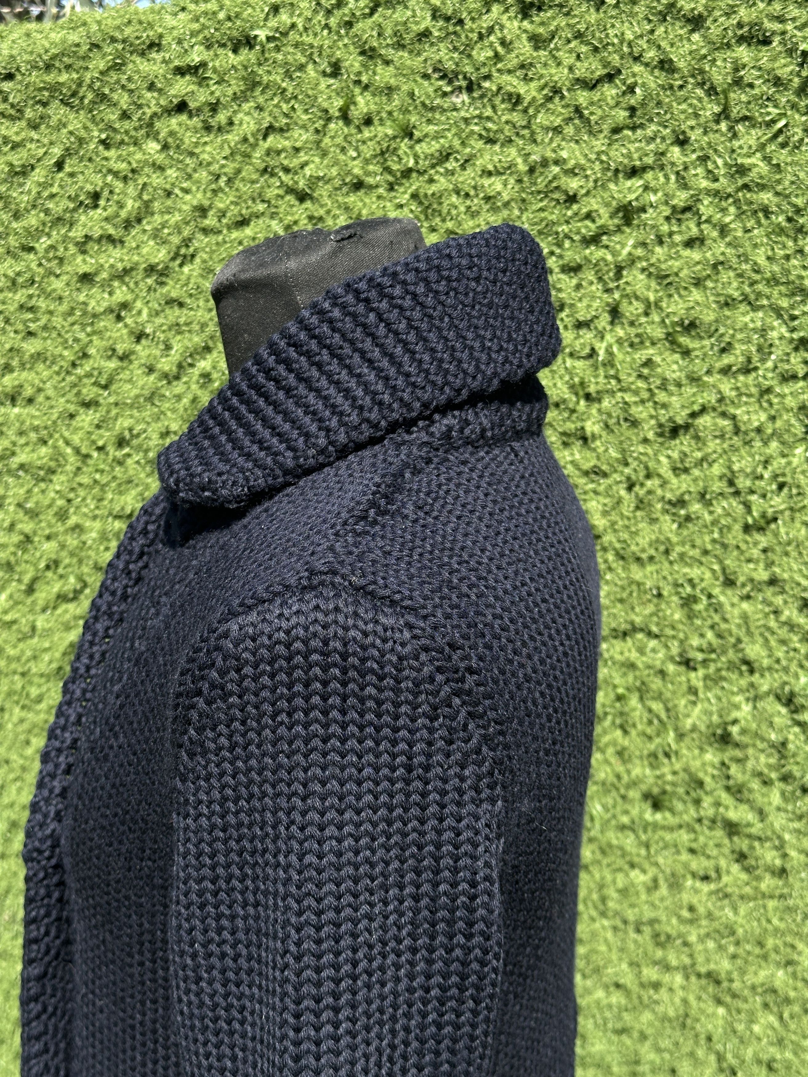 Prada Prada Double Breasted Knit Long Cardigan Coat Wool IT 44 Size M / US 6-8 / IT 42-44 - 4 Thumbnail