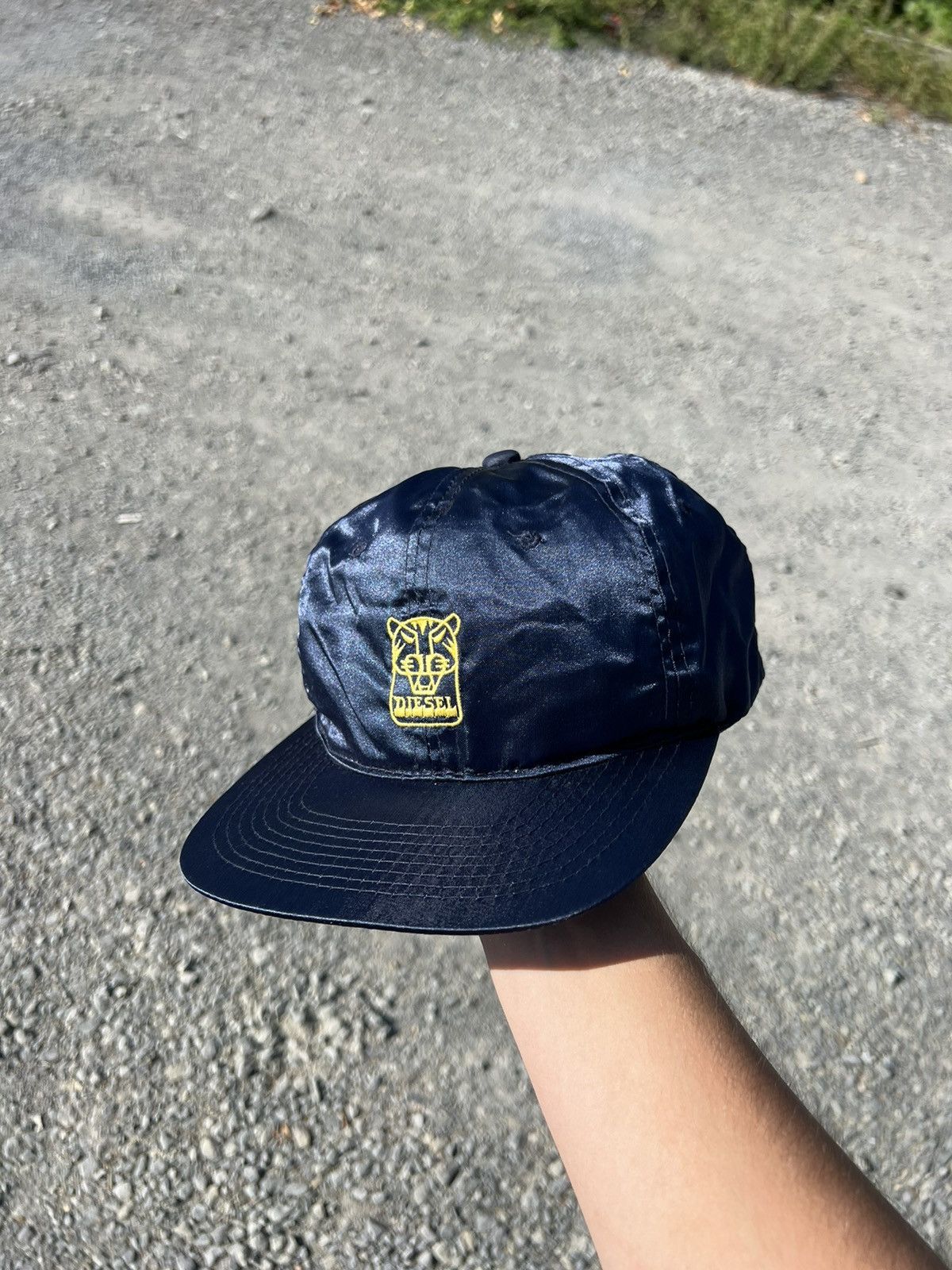 Diesel Vintage 90s Diesel Nylon Cap Made in Korea Size ONE SIZE - 1 Thumbnail