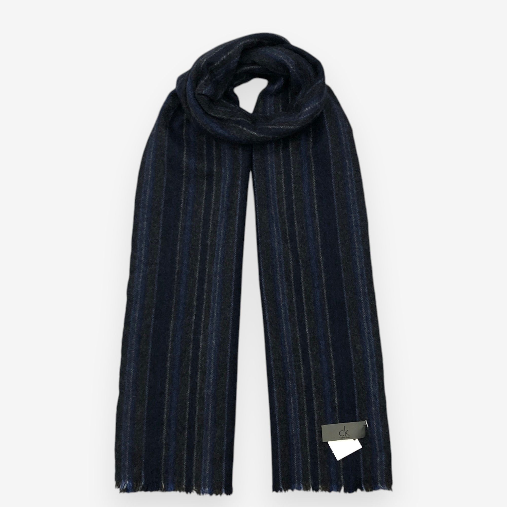 Calvin Klein Vintage Calvin Klein Scarf Muffler Wool Winter Scarves Size ONE SIZE - 1 Thumbnail