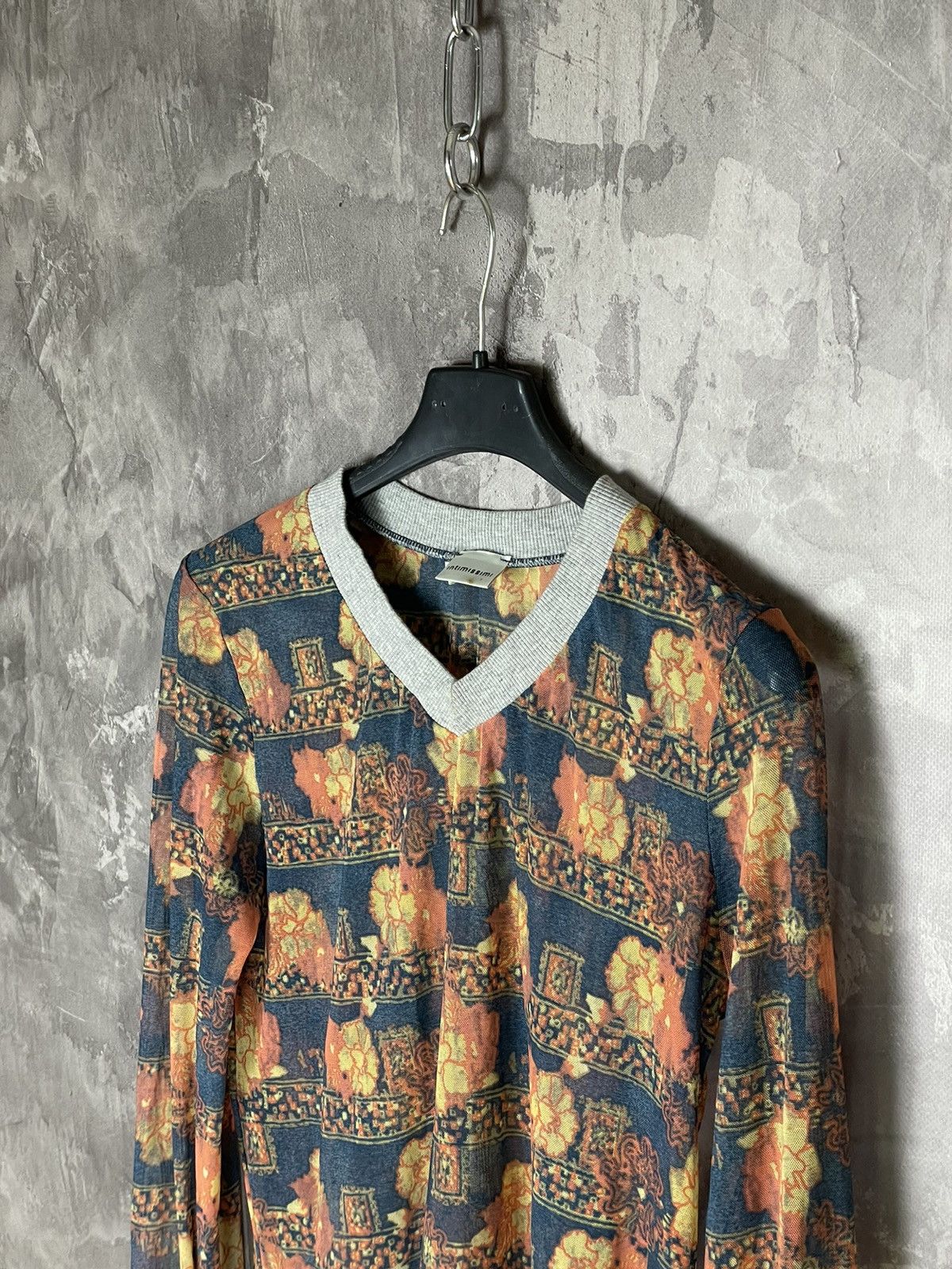 Japanese Brand × Vintage Avant Garde JPG Style Y2K Multicolour Long sleeve Size M / US 6-8 / IT 42-44 - 8 Thumbnail