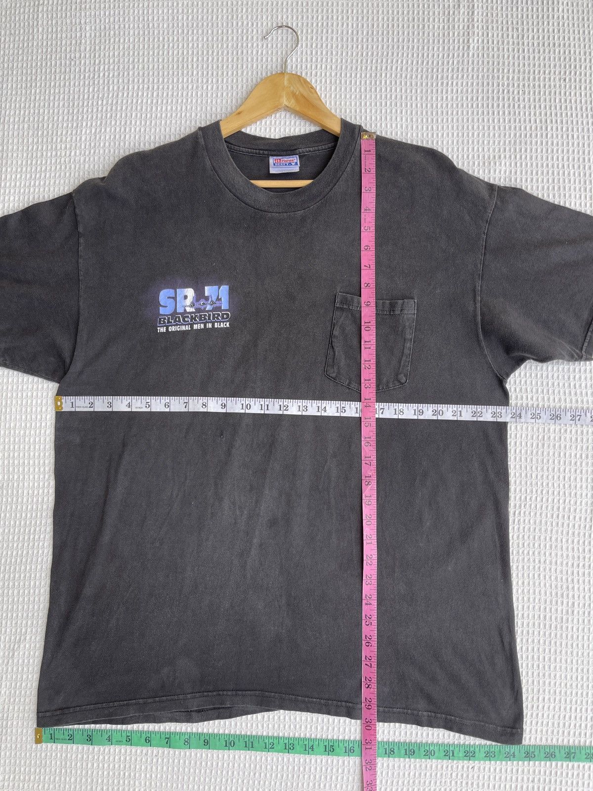 Vintage SUN FADED🔥Rare🔥Vtg SR-71 Black Bird Men In Black Tee Size US XL / EU 56 / 4 - 10 Thumbnail