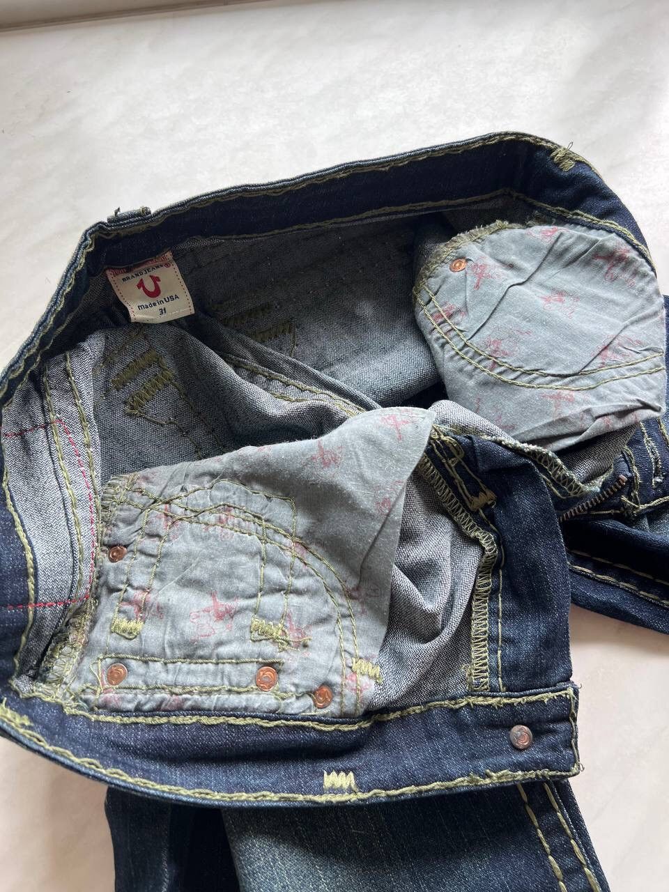 Women's vintage true religion jeans made in USA