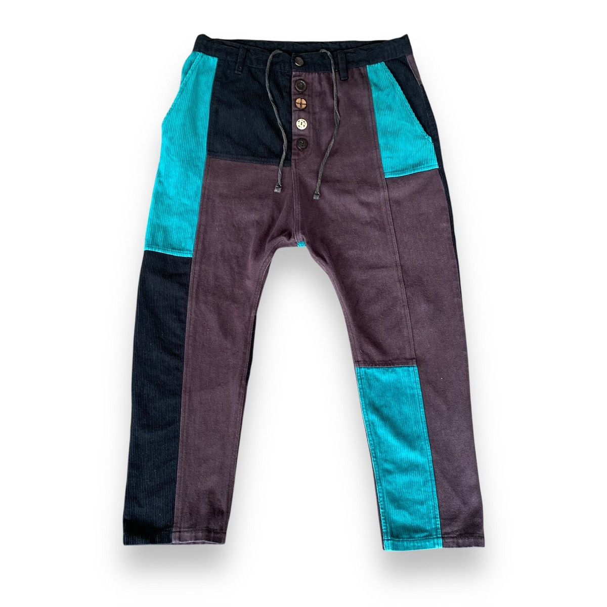Amina drop crotch pants