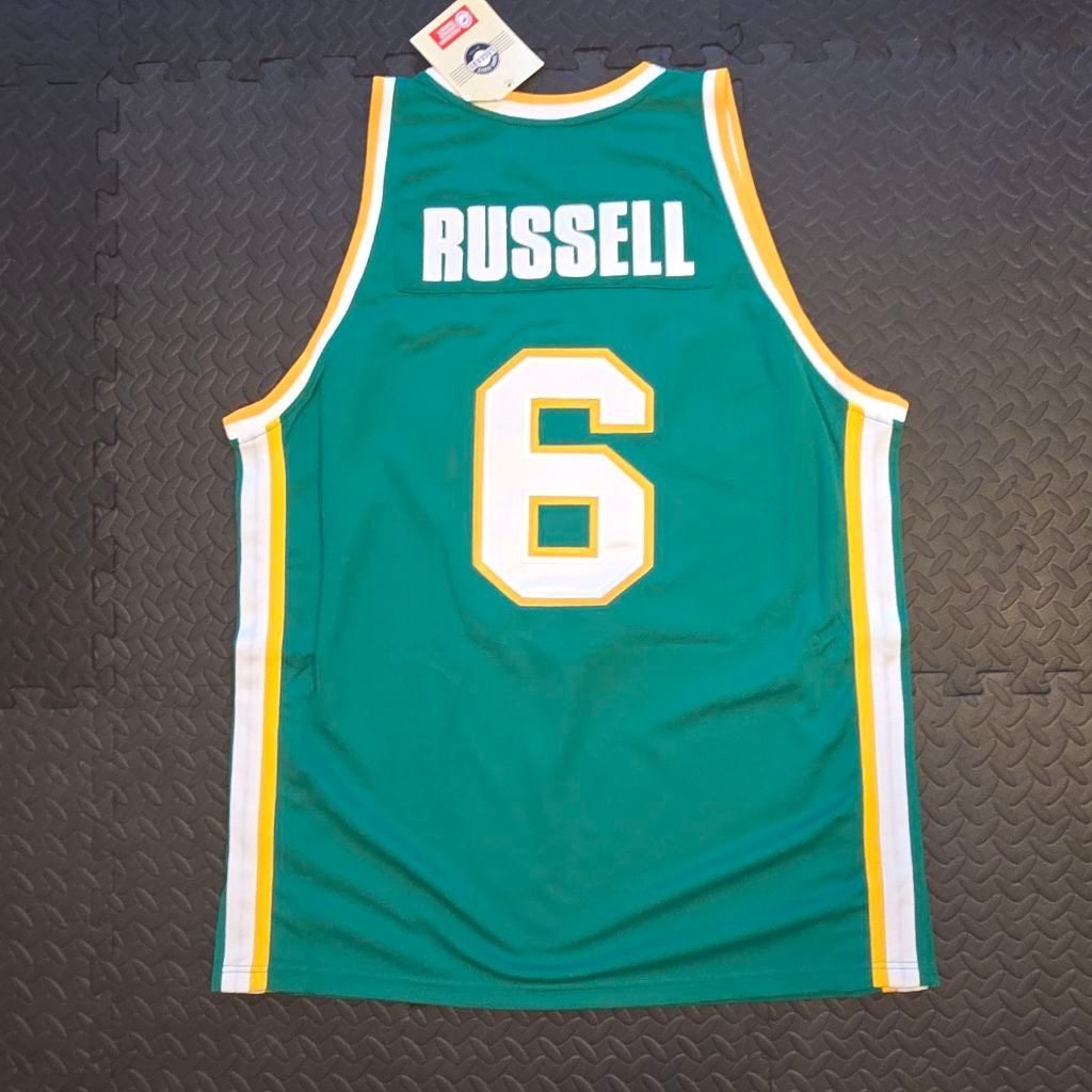 Legendary Goods Legends Green White Yellow USF Russell #6 Jersey XL Size US XL / EU 56 / 4 - 1 Thumbnail