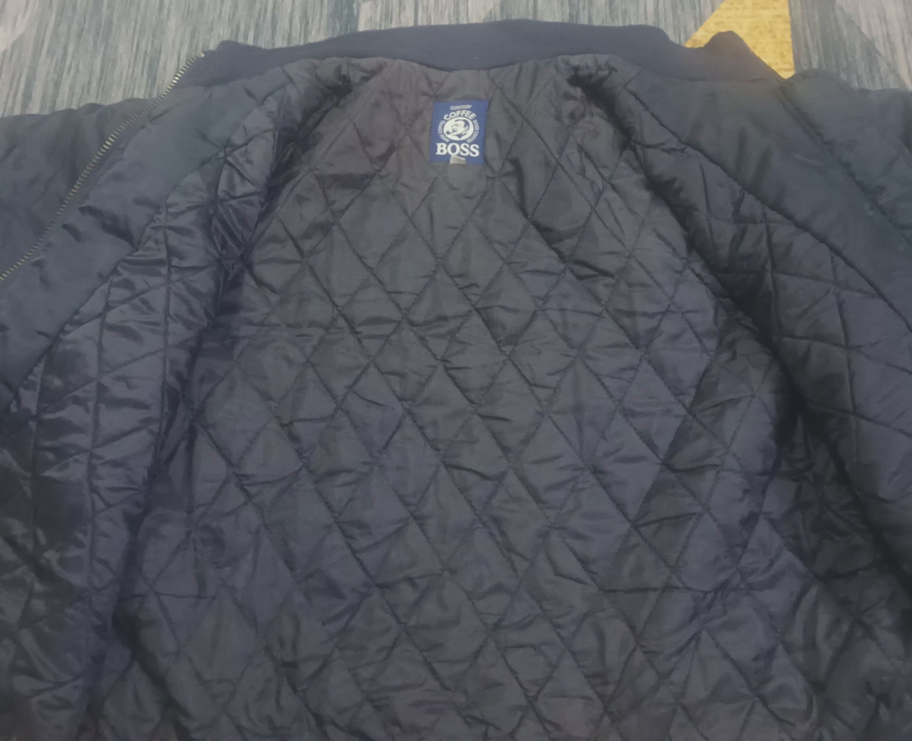 Japanese Brand 🔥 SUNTORY COFFEE BOSS BOMBER JACKET 🔥 Size US XXL / EU 58 / 5 - 10 Thumbnail