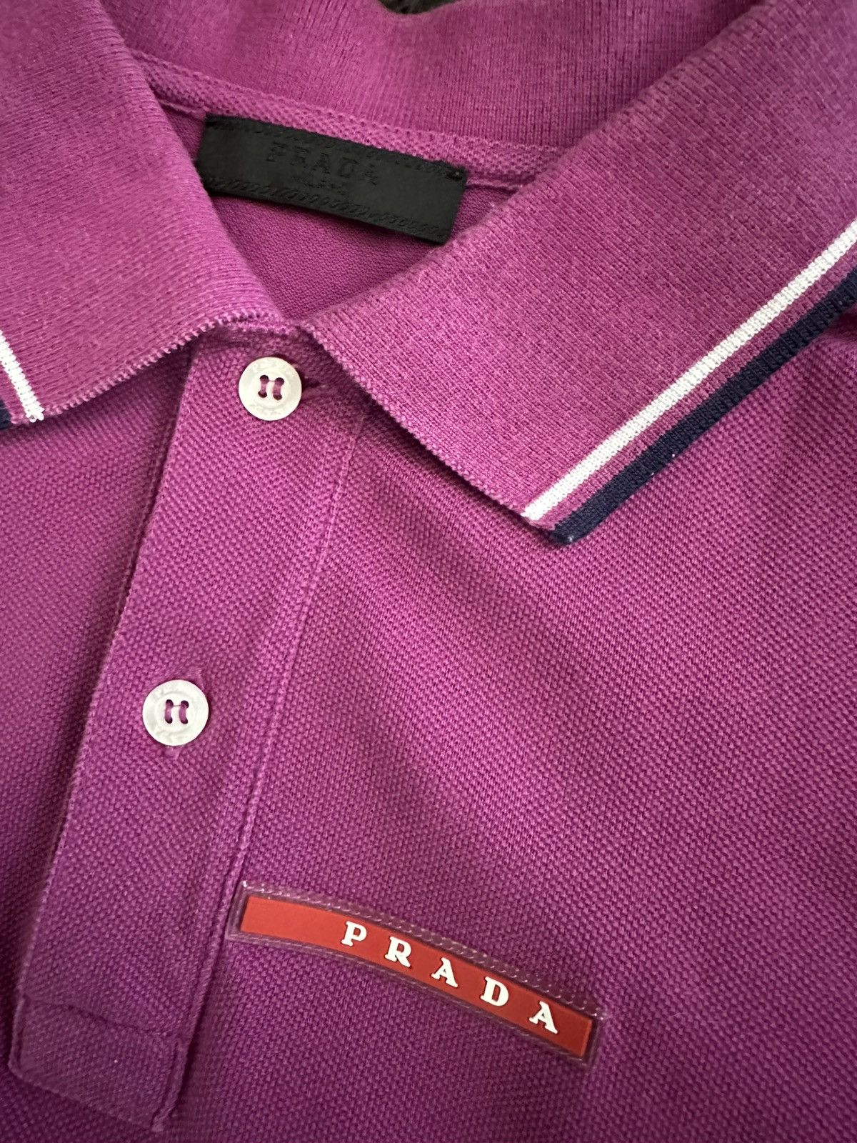 Prada Prada Red Tab Polo Size US S / EU 44-46 / 1 - 5 Thumbnail