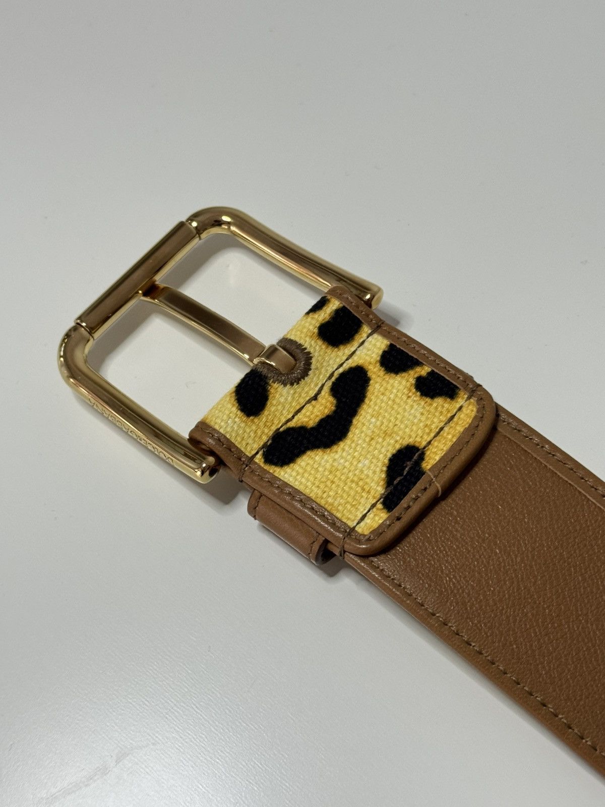 Dolce & Gabbana Dolce&Gabbana New Leopard belt Size ONE SIZE - 7 Thumbnail