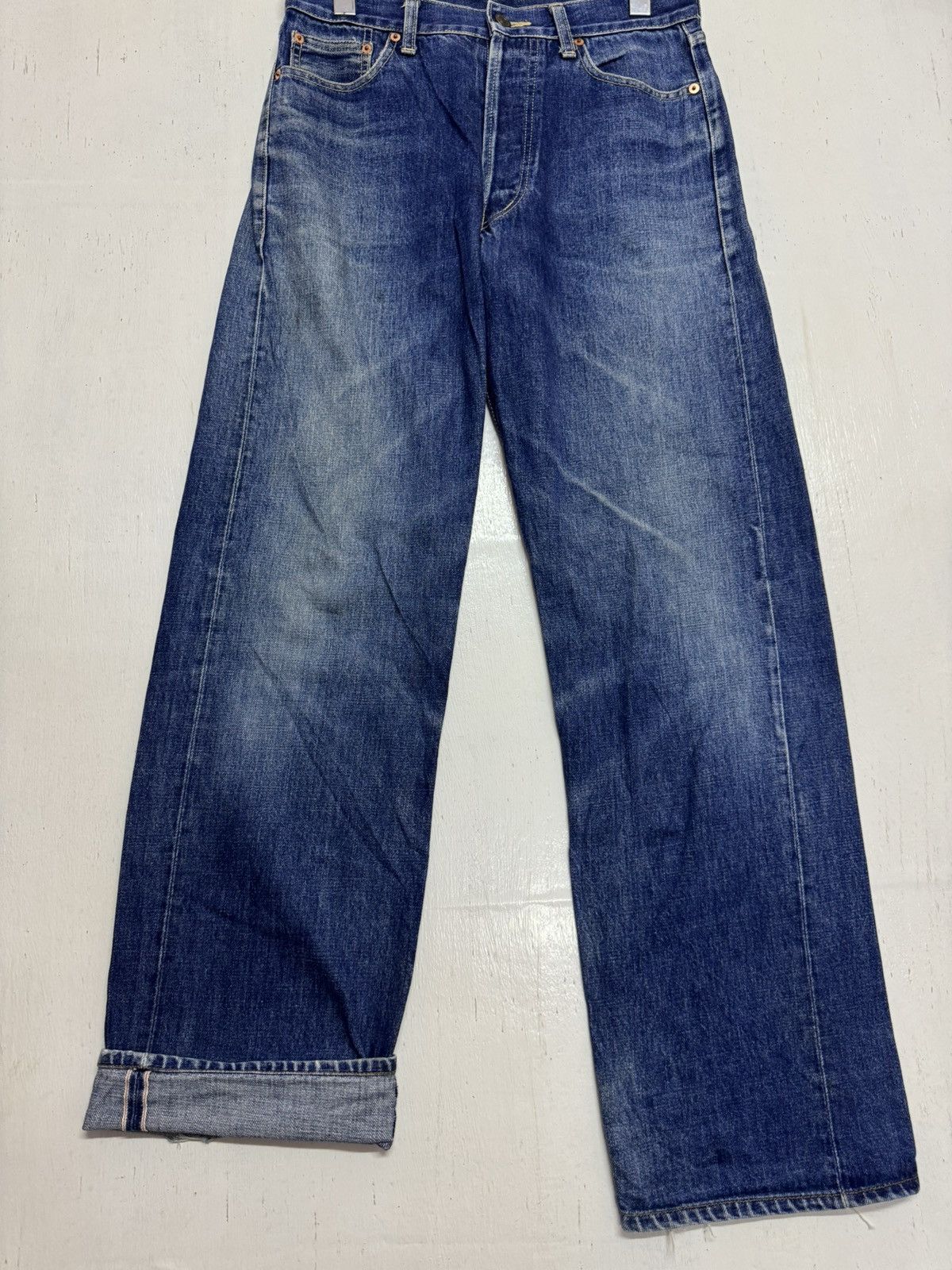 Japanese Brand × Vintage Vintage Japan Mon Denim distress Size US 31 - 2 Thumbnail