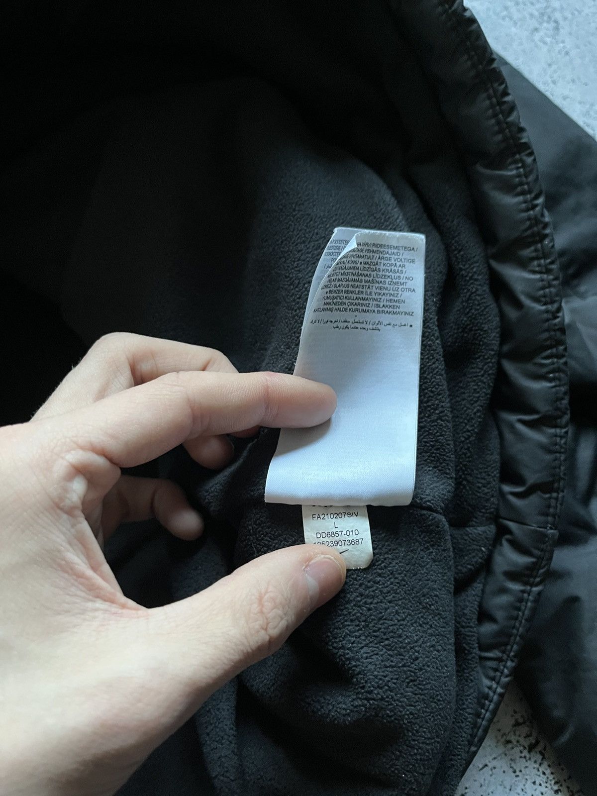 Nike Vintage Puffer Jacket Nike Therma Fit Drill Swoosh Gorpcore Size US M / EU 48-50 / 2 - 7 Thumbnail