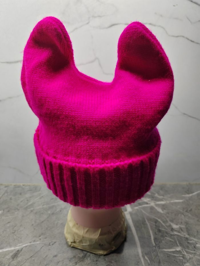 Japanese Brand Vintage Unknown Bunny Devil Horn Beanie Snowcap Hat Size ONE SIZE - 5 Thumbnail