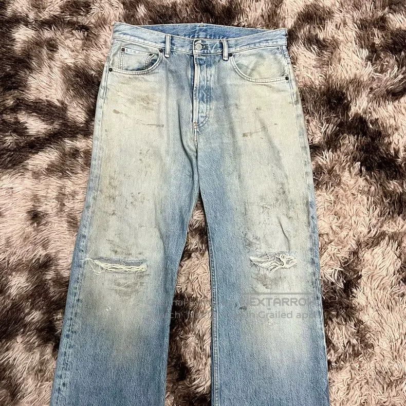 Acne Studios Acne Studios Original Mud-Dyed Destroyed Jeans Size US 30 / EU 46 - 2 Thumbnail