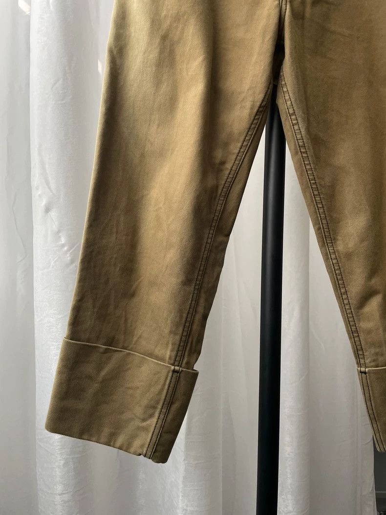 Comme des Garcons Comme des Garçons size xs Khaki slacks cropped pants Size US 28 / EU 44 - 4 Thumbnail