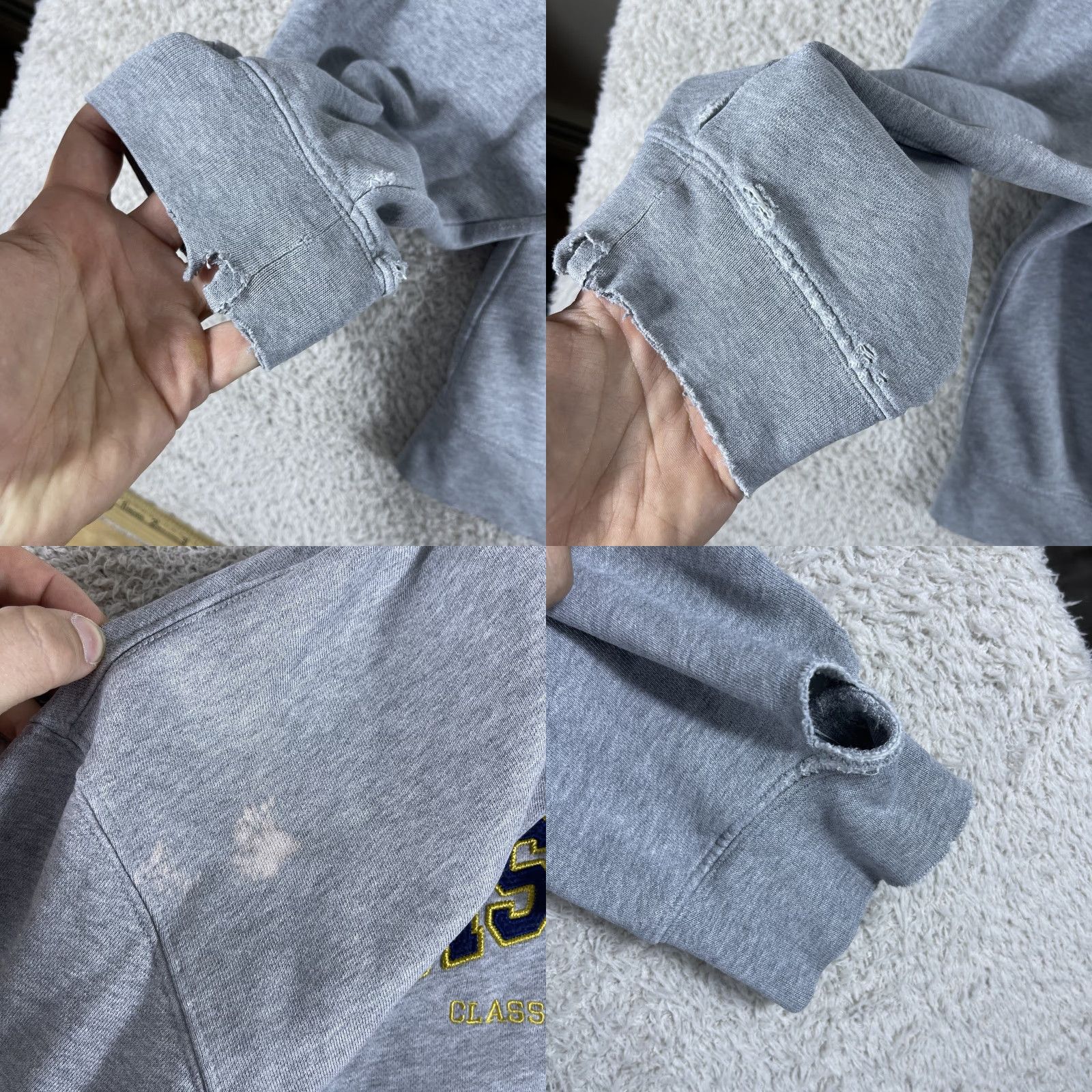 Disney VINTAGE Disney Disneyland Resort Hoodie Sweatshirt Mens 2XL Gray Y2K Heavy Distressed Size US XXL / EU 58 / 5 - 8 Thumbnail