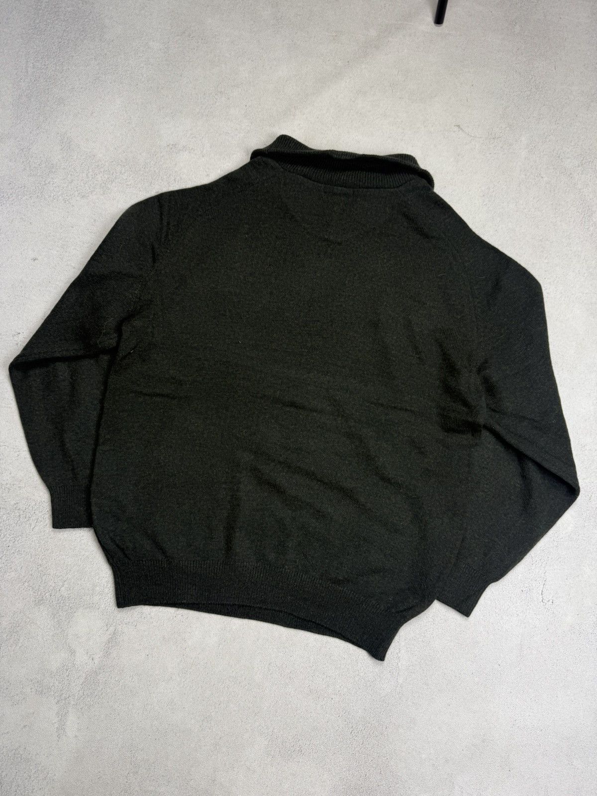 Vintage Vintage Bean Pole Knit Sweater Jumper Quarter Zip Size US L / EU 52-54 / 3 - 2 Thumbnail