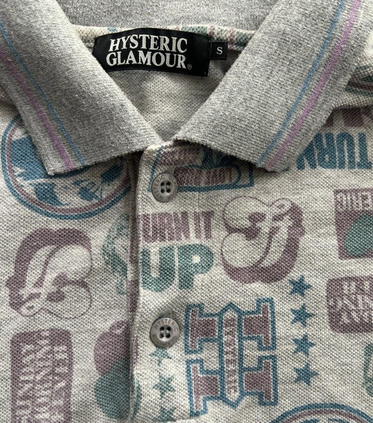 Hysteric Glamour Hysteric Glamour “all over” Polo Size US S / EU 44-46 / 1 - 1 Thumbnail