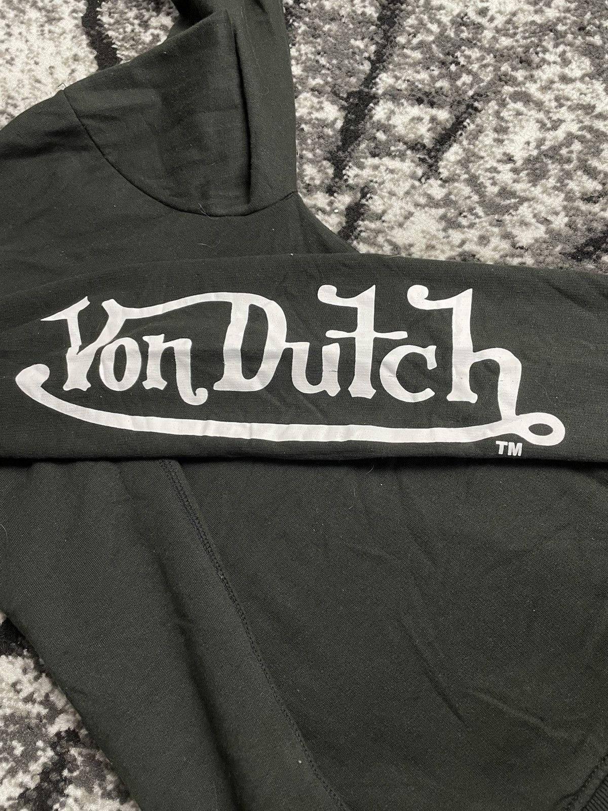 Vintage × Von Dutch Vintage Von Dutch Full Zip Black Hoodie Size US S / EU 44-46 / 1 - 4 Thumbnail