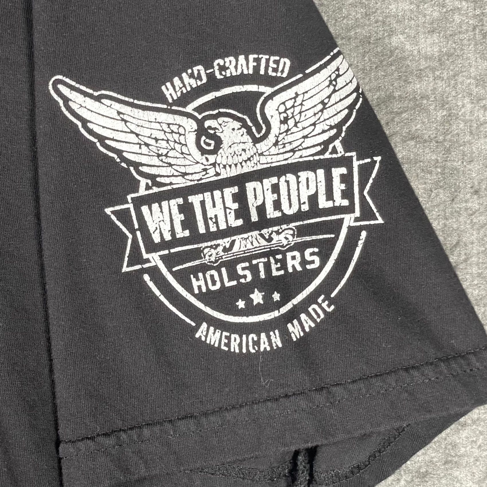 Vintage We The People Holsters Shirt Mens XL Black Graphic USA Made F Around & Find Out Size US XL / EU 56 / 4 - 6 Thumbnail