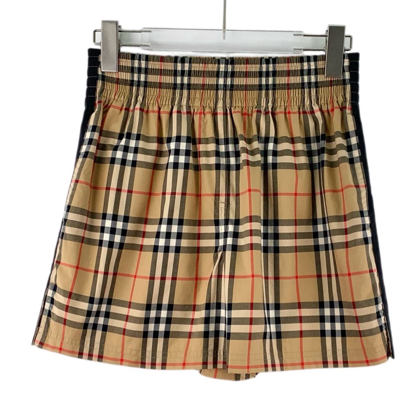 Burberry Burberry Cotton Plaid Brown Pants S Women Size 26" / US 2 / IT 38 - 1 Thumbnail