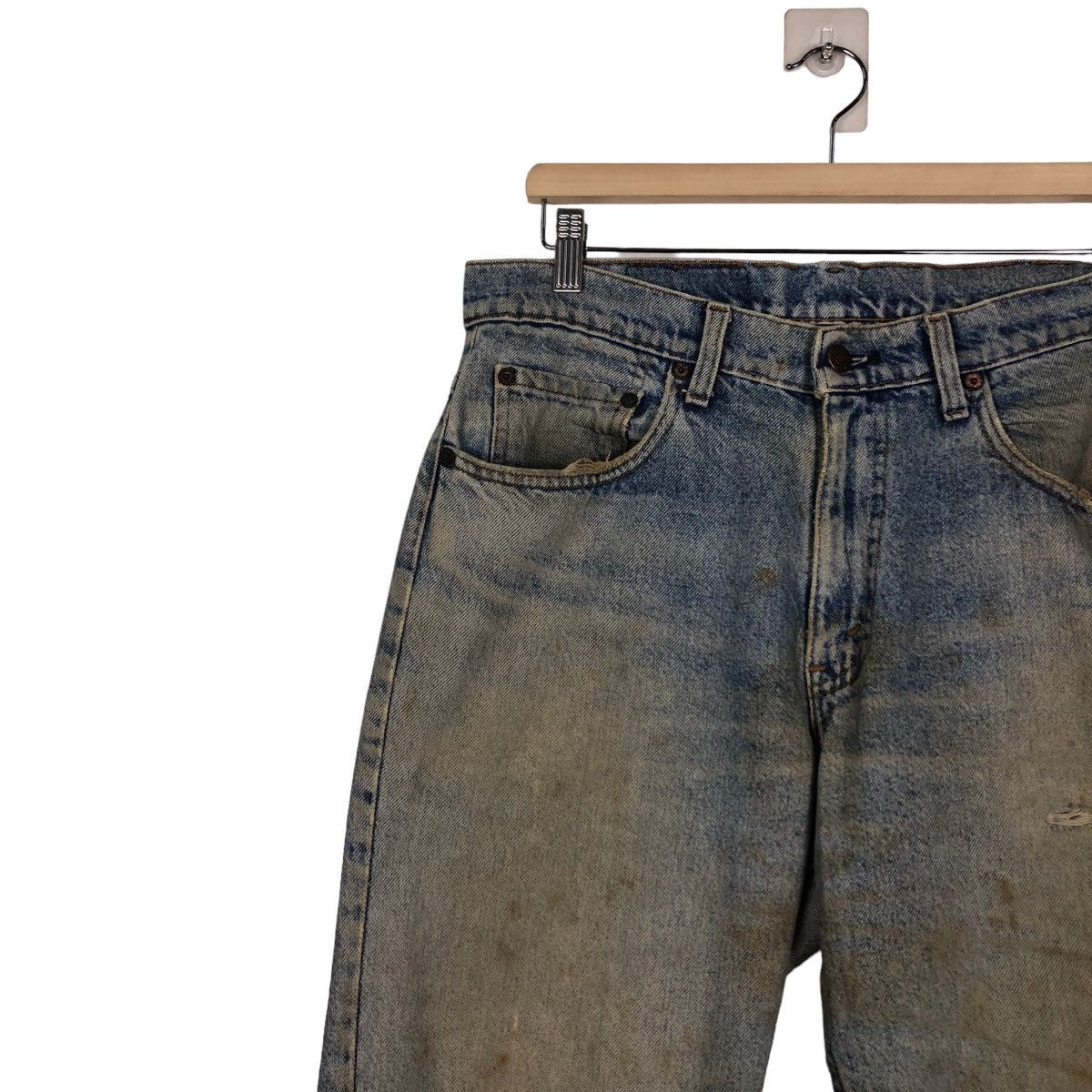 Levi's 🔥VINTAGE DISTRESSED DENIM JEANS LEVI’S MADE IN USA Size US 34 / EU 50 - 7 Thumbnail