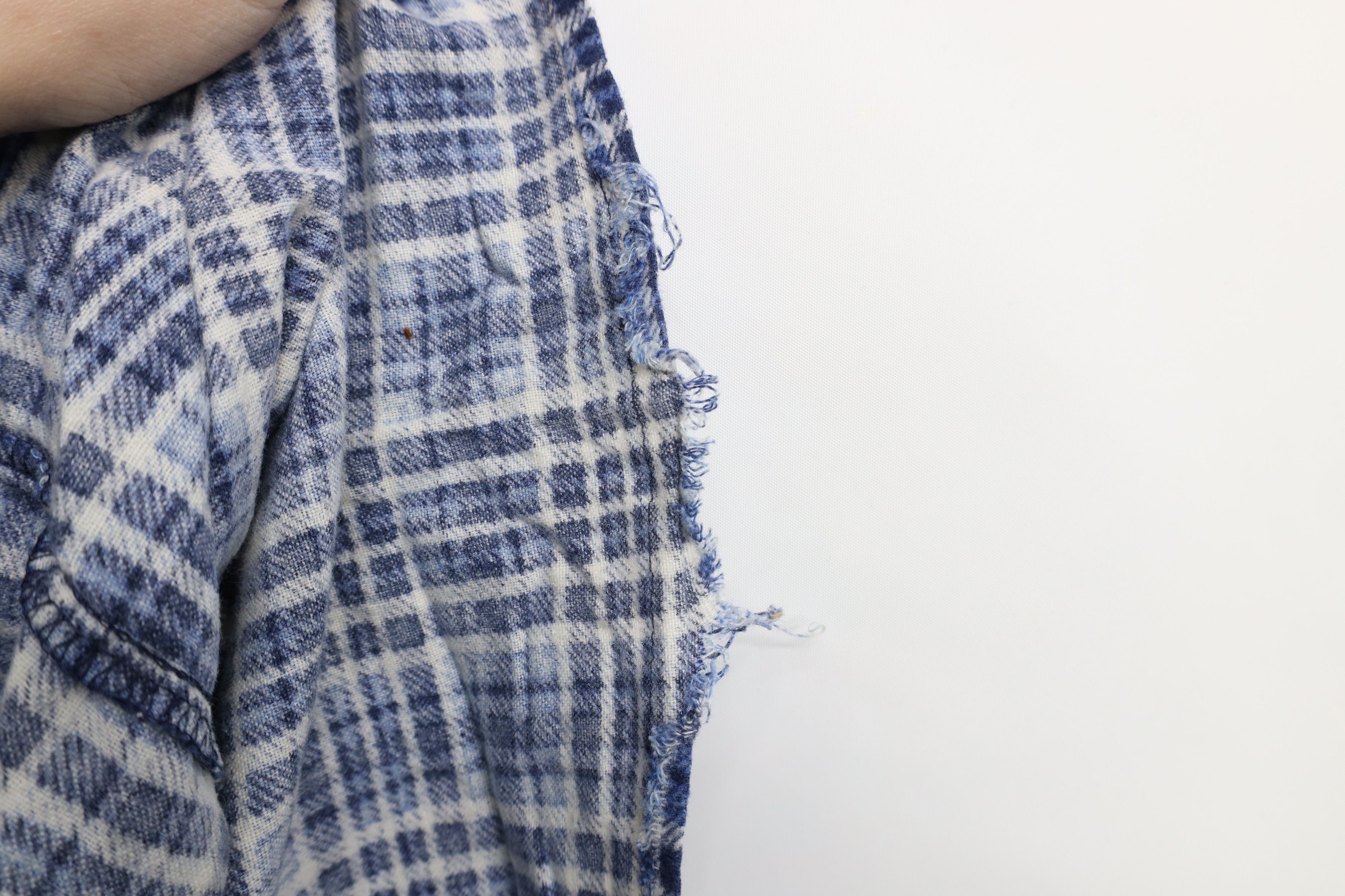 Dickies × Vintage Vintage 70s Dickies Flannel Collared Button Shirt Plaid USA Size US M / EU 48-50 / 2 - 5 Thumbnail
