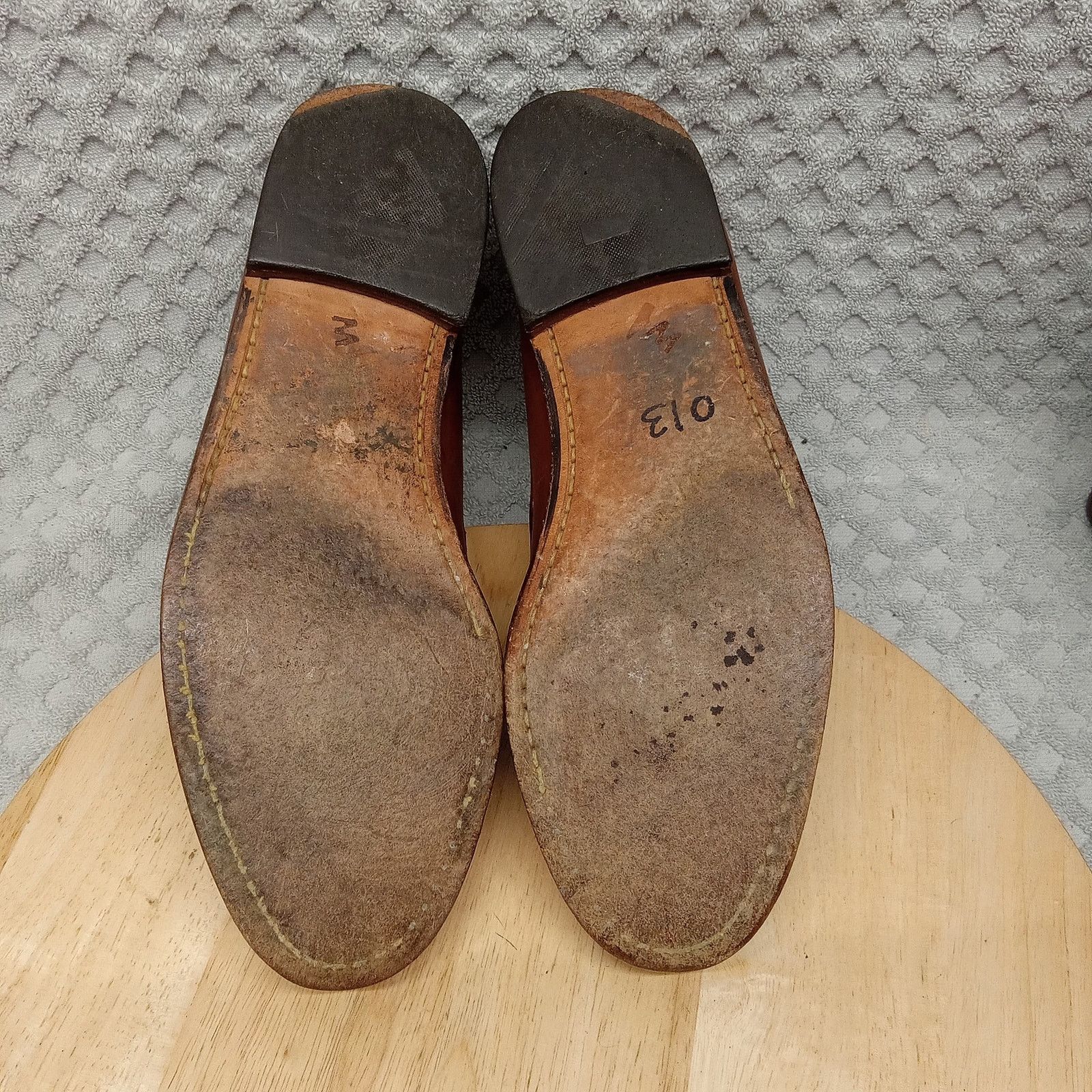 Allen Edmonds Allen Edmonds Maxfield Shoes Mens 9 1/2 Leather Tassel Brown Size US 9.5 / EU 42-43 - 5 Thumbnail