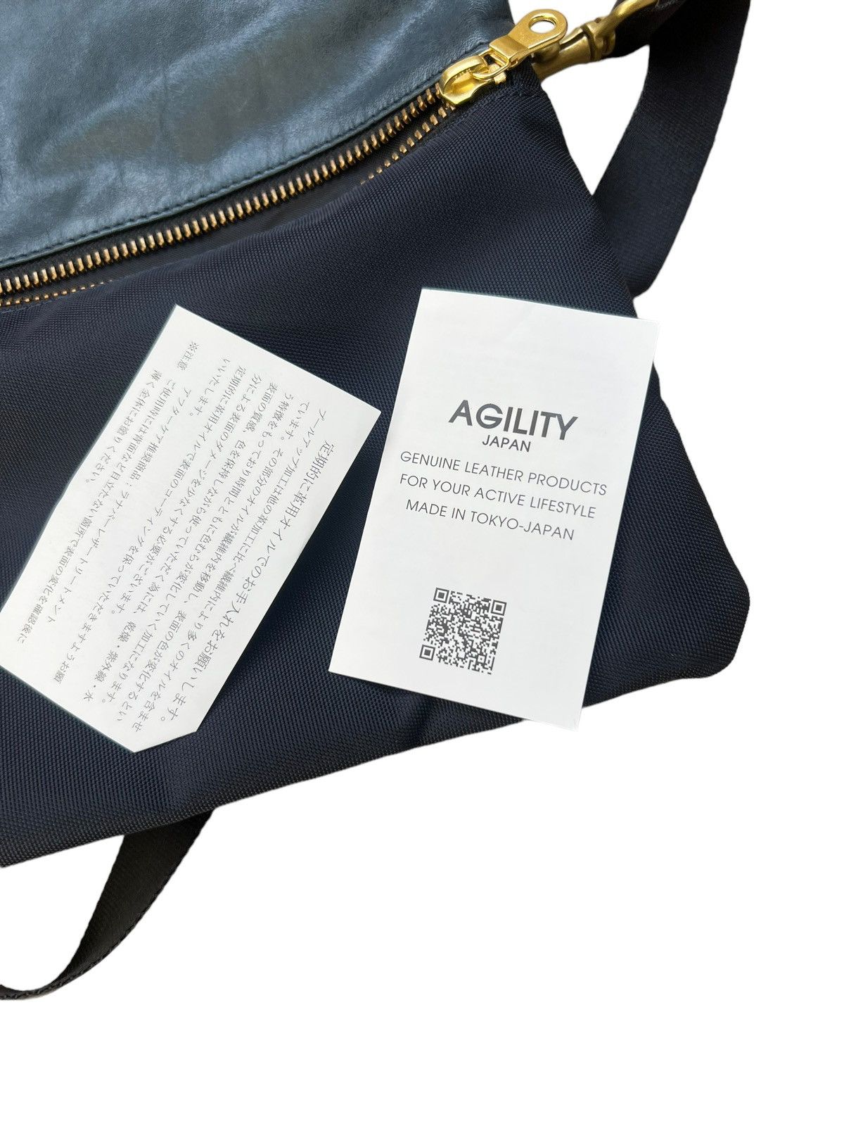 Leather Agility Japan Hybrid Nylon Leather Bag Size ONE SIZE - 25 Thumbnail