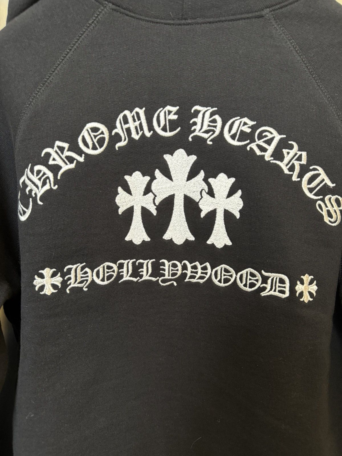 Chrome Hearts Chrome Hearts Hollywood embroidered cross zip hoodie Size US S / EU 44-46 / 1 - 4 Thumbnail