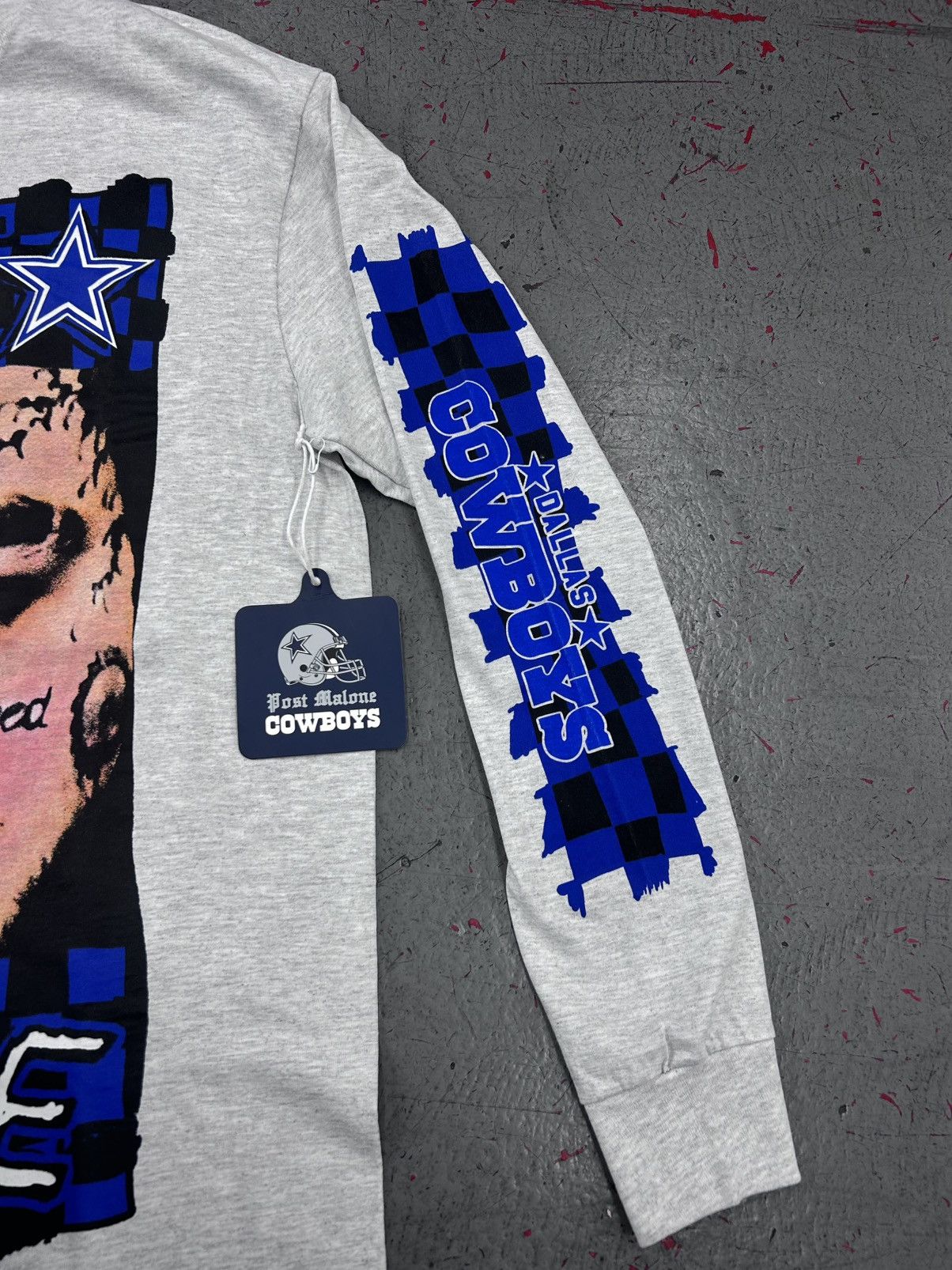 Rap Tees Post Malone x NTWRK x Cowboys Long sleeve shirt Size XL NEW Size US XL / EU 56 / 4 - 4 Thumbnail