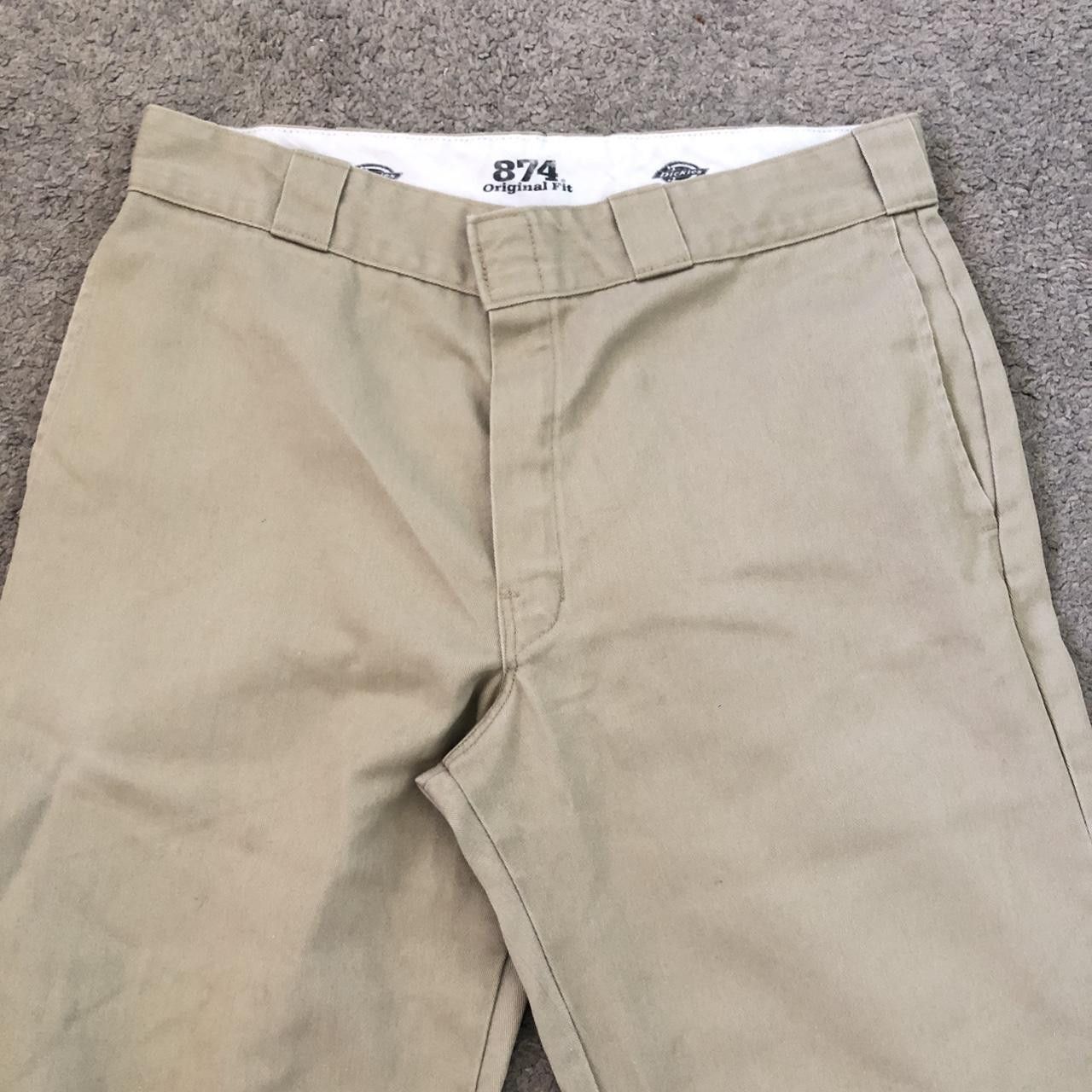 Dickies Beige Dickies 874 Straight Leg Trousers Size US 34 / EU 50 - 2 Thumbnail