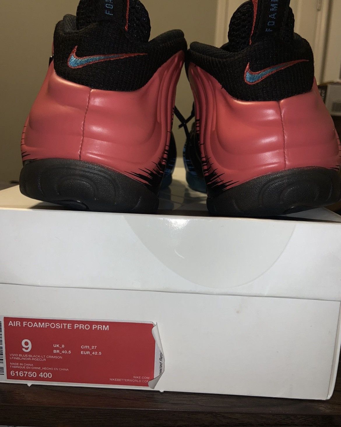 Nike Spiderman Foamposites Size US 9 / EU 42 - 5 Thumbnail