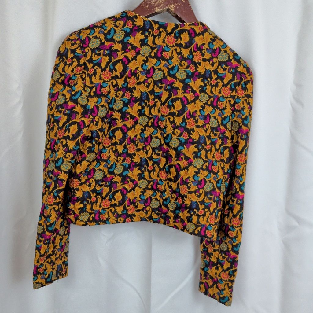 Vintage Vintage USA Made Rayon Skirt and Quilted Jacket Set 9/10 Size M / US 6-8 / IT 42-44 - 5 Thumbnail
