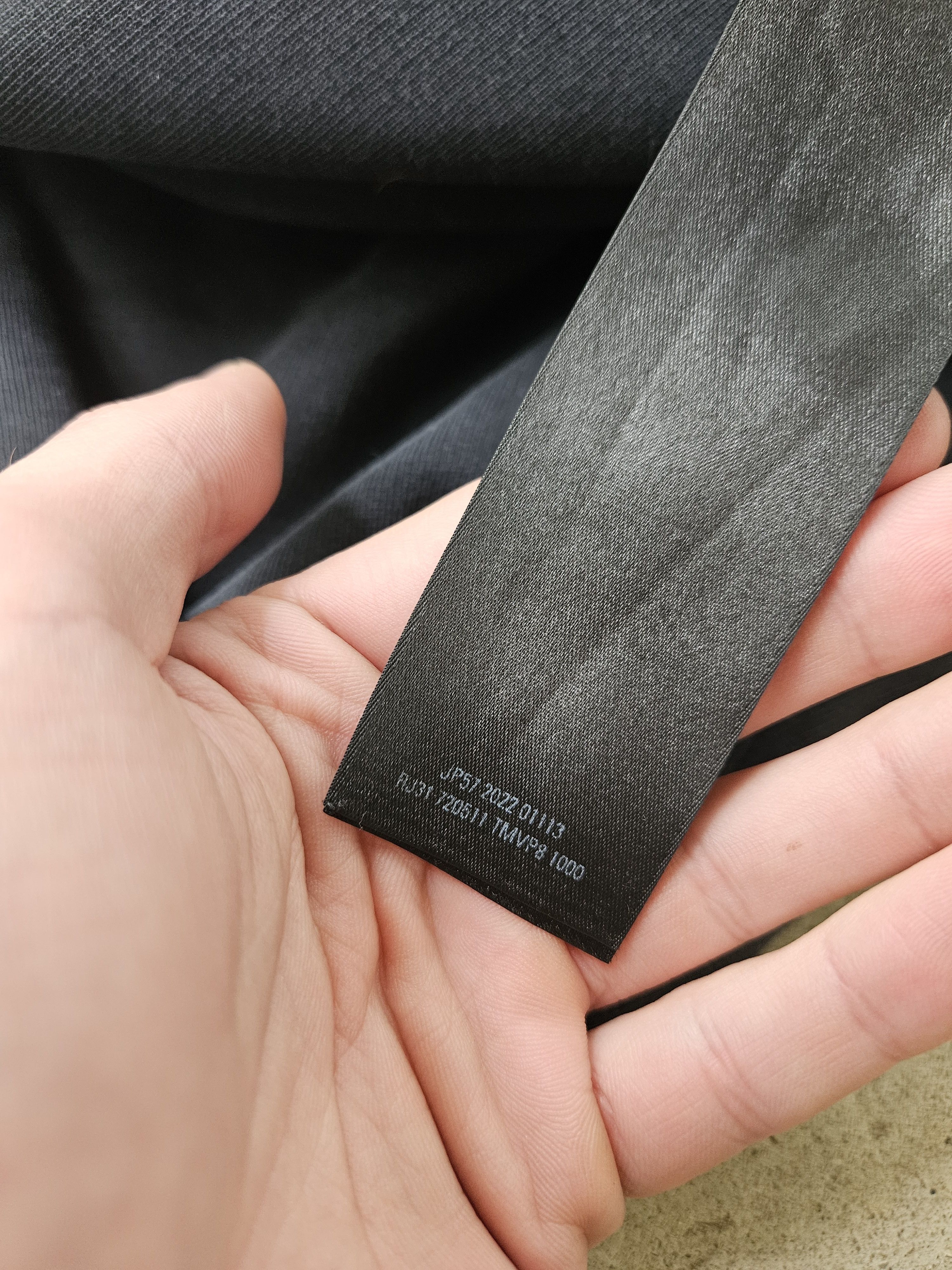 Balenciaga FW22 Gray Trompe-l'œil Denim Print Sweatpants Size US 40 / EU 56 - 12 Thumbnail