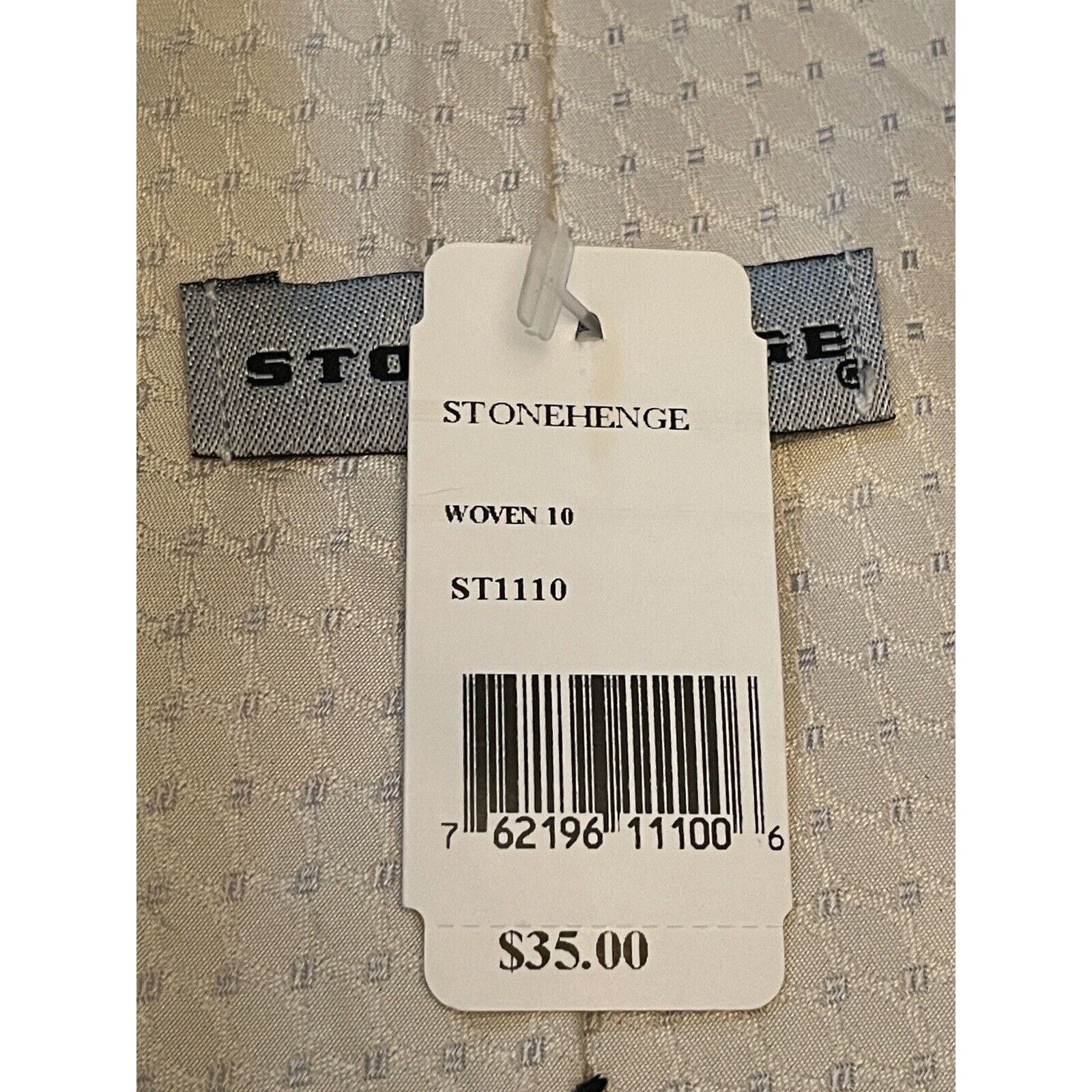 Other Brand New Stonehenge 100% Silk Men’s Neck Tie Msrp $35.00 Size ONE SIZE - 8 Thumbnail