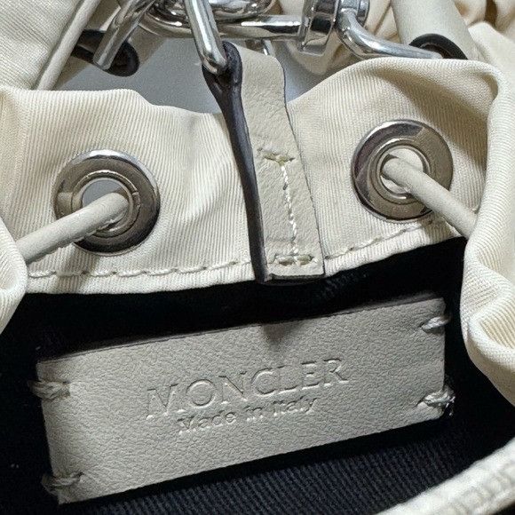 Moncler Moncler Double Pouch Top Handle Bag White Size ONE SIZE - 5 Thumbnail