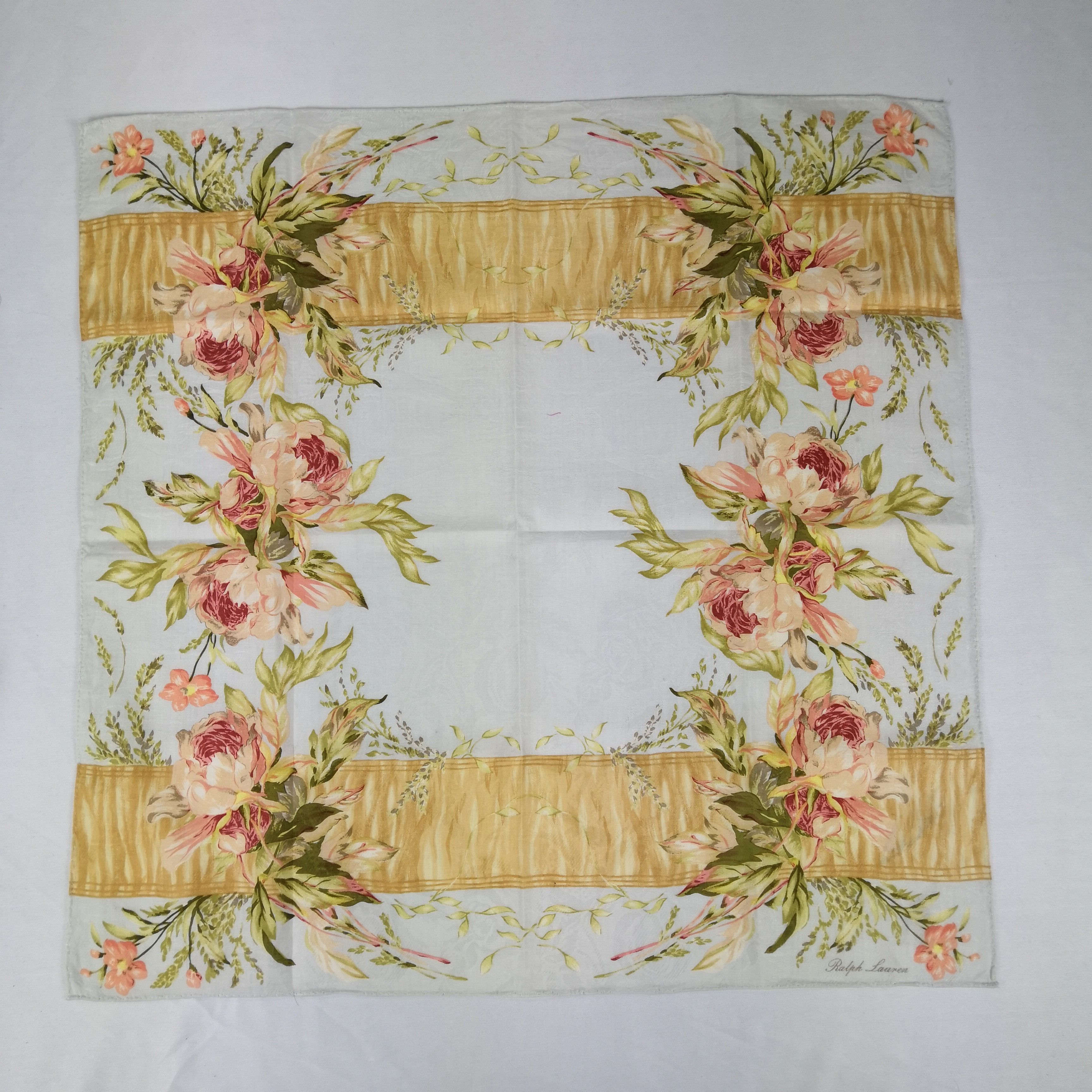 Ralph Lauren Vintage Ralph Lauren Scarf Neckerchief Bandana Handkerchief Size ONE SIZE - 1 Thumbnail