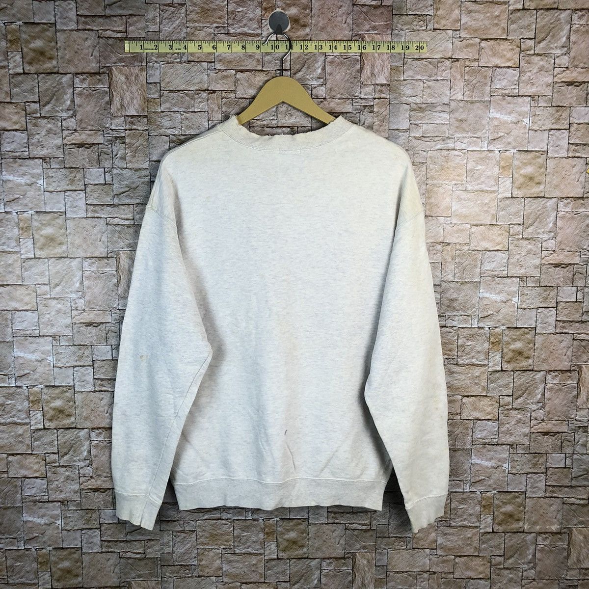 Benetton Made Italy Of Benneton vintage Cream Sweatshirt #A505 Size US M / EU 48-50 / 2 - 12 Thumbnail