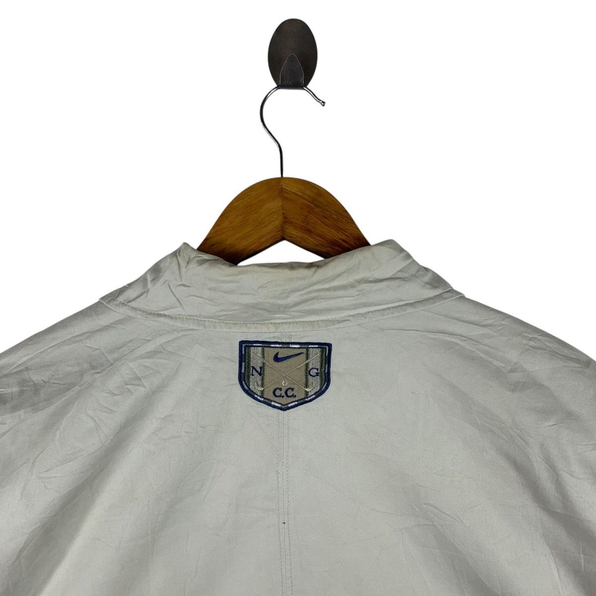 Nike NIKE GOLF SWOOSH White Bomber Jacket Size US M / EU 48-50 / 2 - 7 Thumbnail