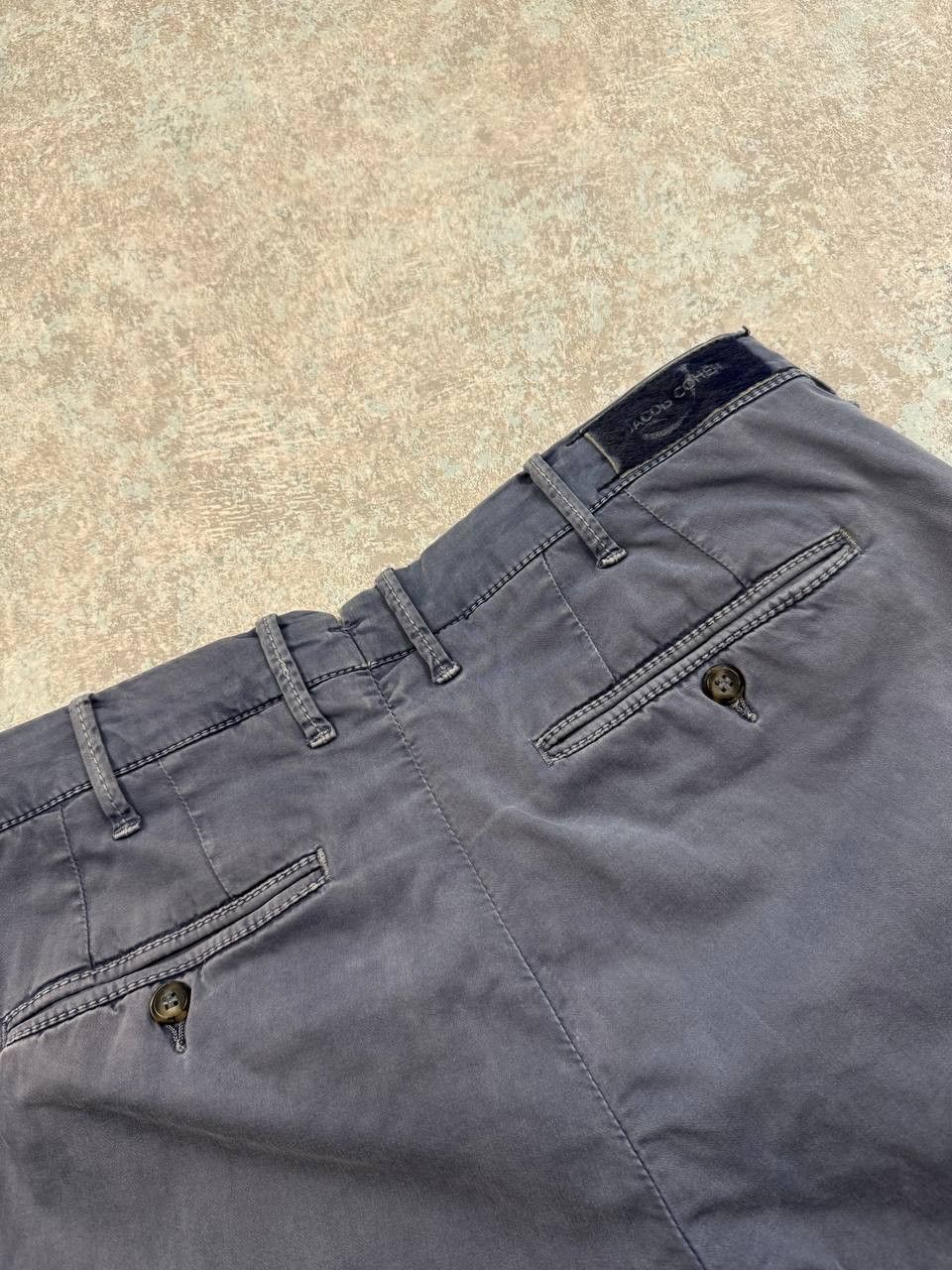 Jacob Cohen Jacob Cohen Chino Pants Slim Fit Dark Blue Size US 33 - 3 Thumbnail