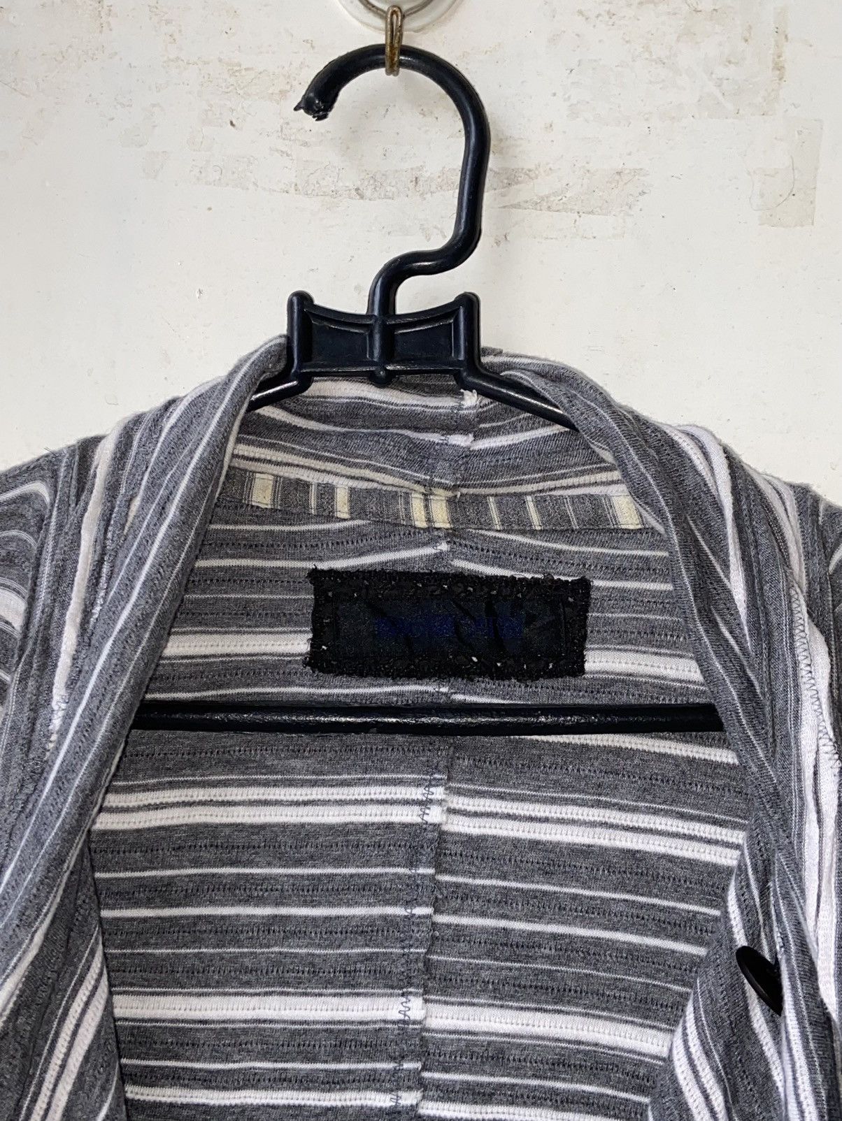5351 POUR LES HOMMES KOHSHIN SATOH Grey Blazer Cardigan Size US S / EU 44-46 / 1 - 5 Thumbnail