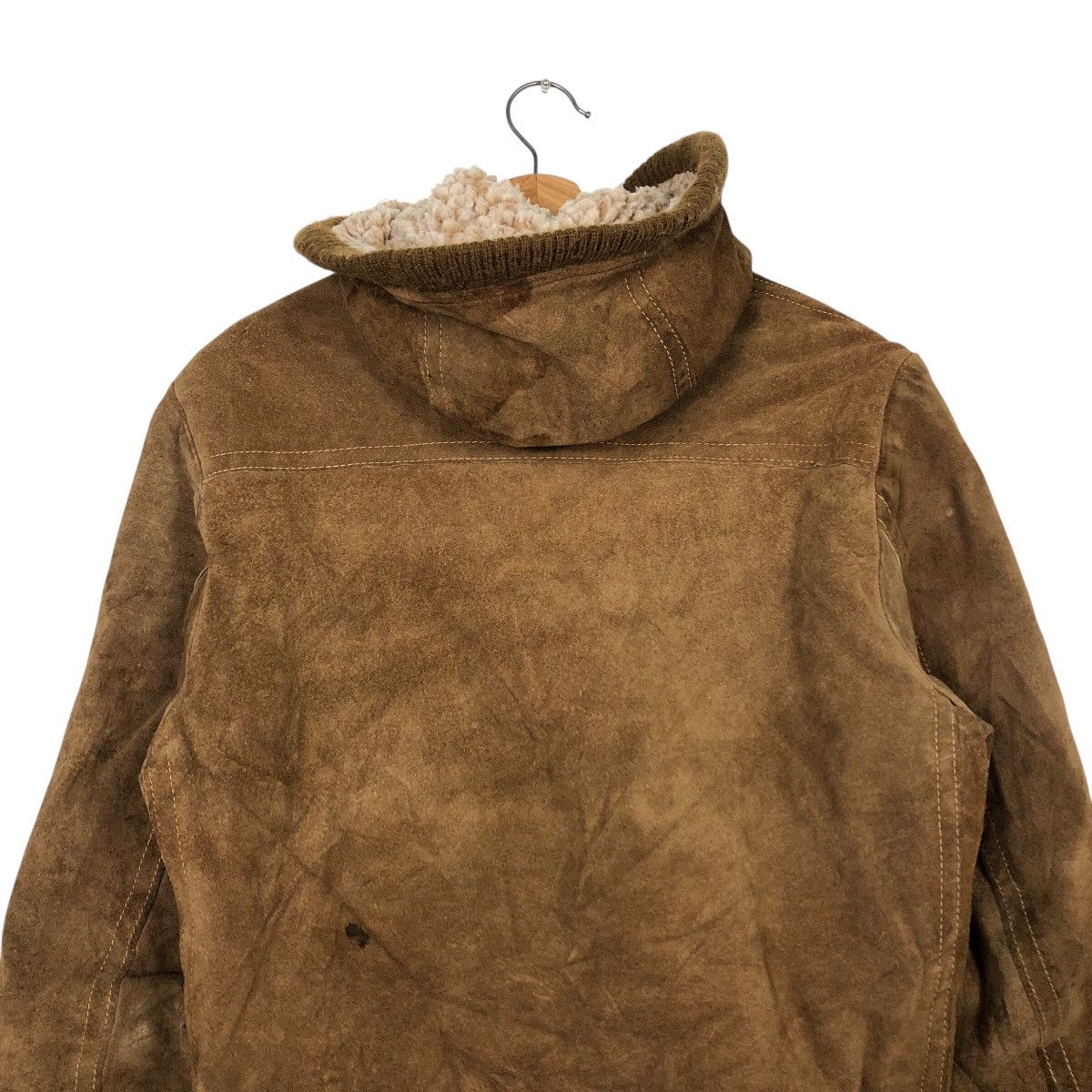 Japanese Brand 📌Vintage Genuine Leather Jacket Suede Cow Hide Issey Miyake Size US M / EU 48-50 / 2 - 10 Thumbnail