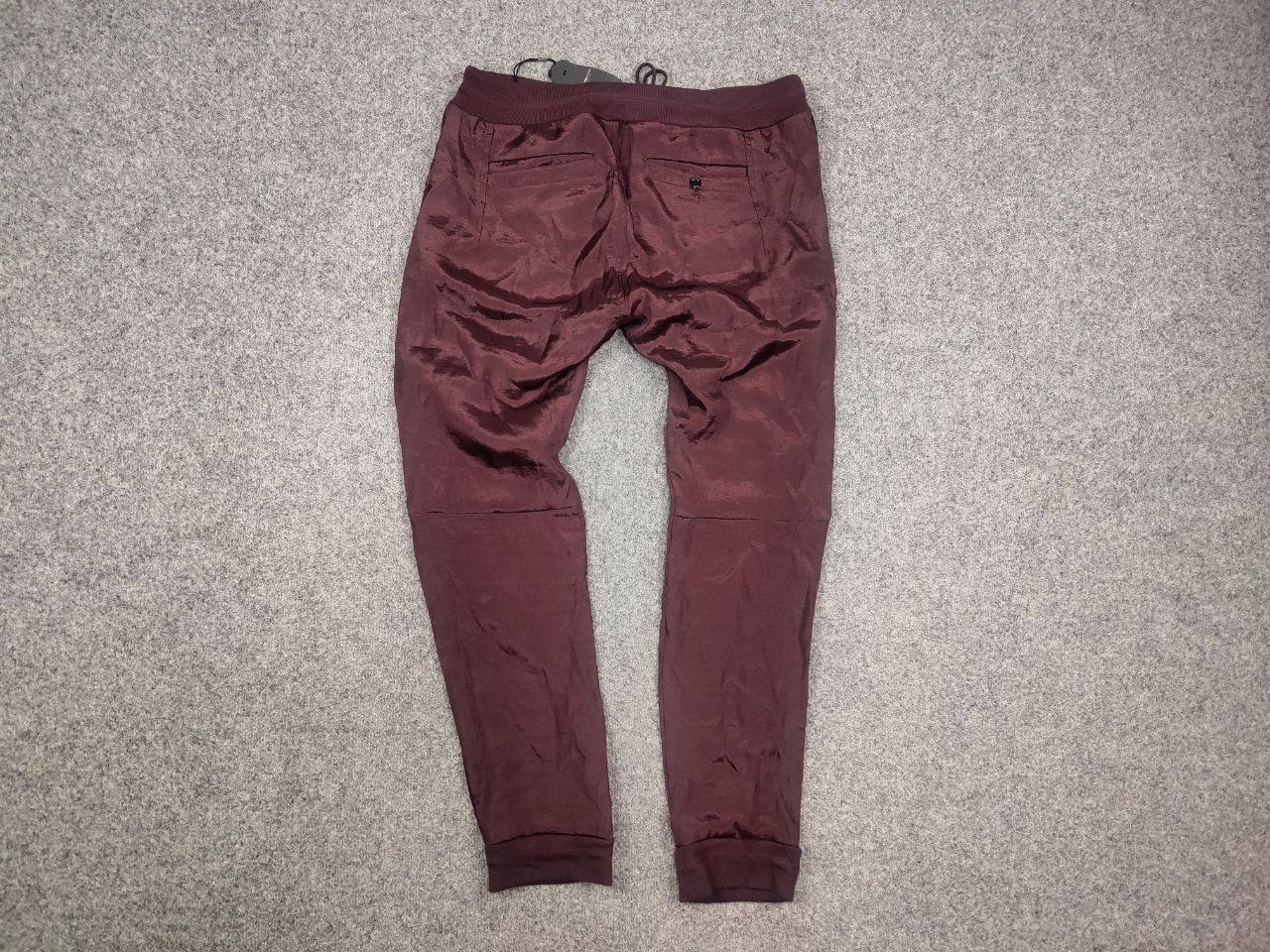 G-Star G Star Raw Bronson 3D Pull on Low Tapered Burgundy Pants Size 34" / US 12 / IT 48 - 9 Thumbnail