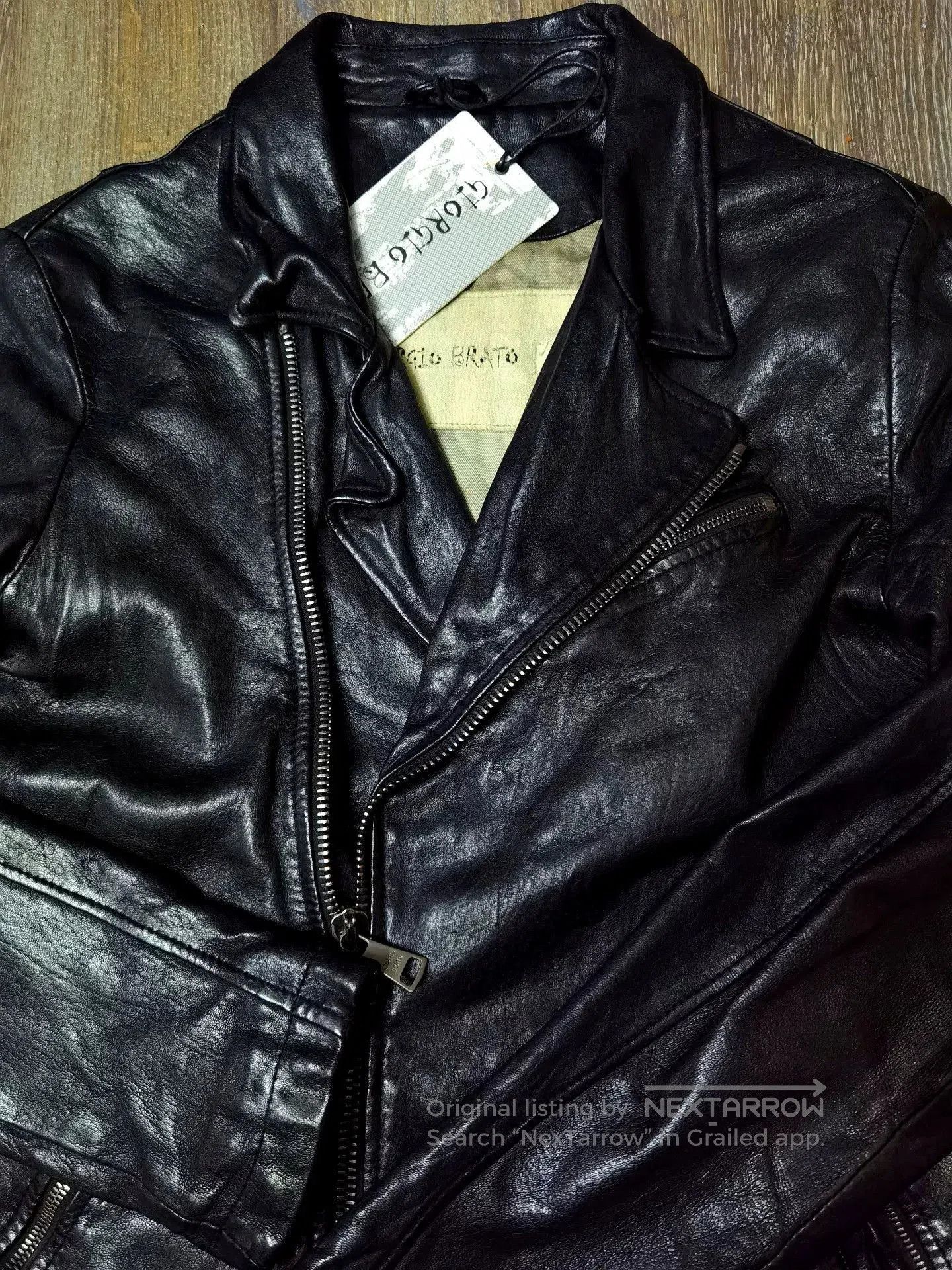 Visvim Giorgio Brato Men's Motorcycle Leather Jacket. Size US S / EU 44-46 / 1 - 2 Thumbnail