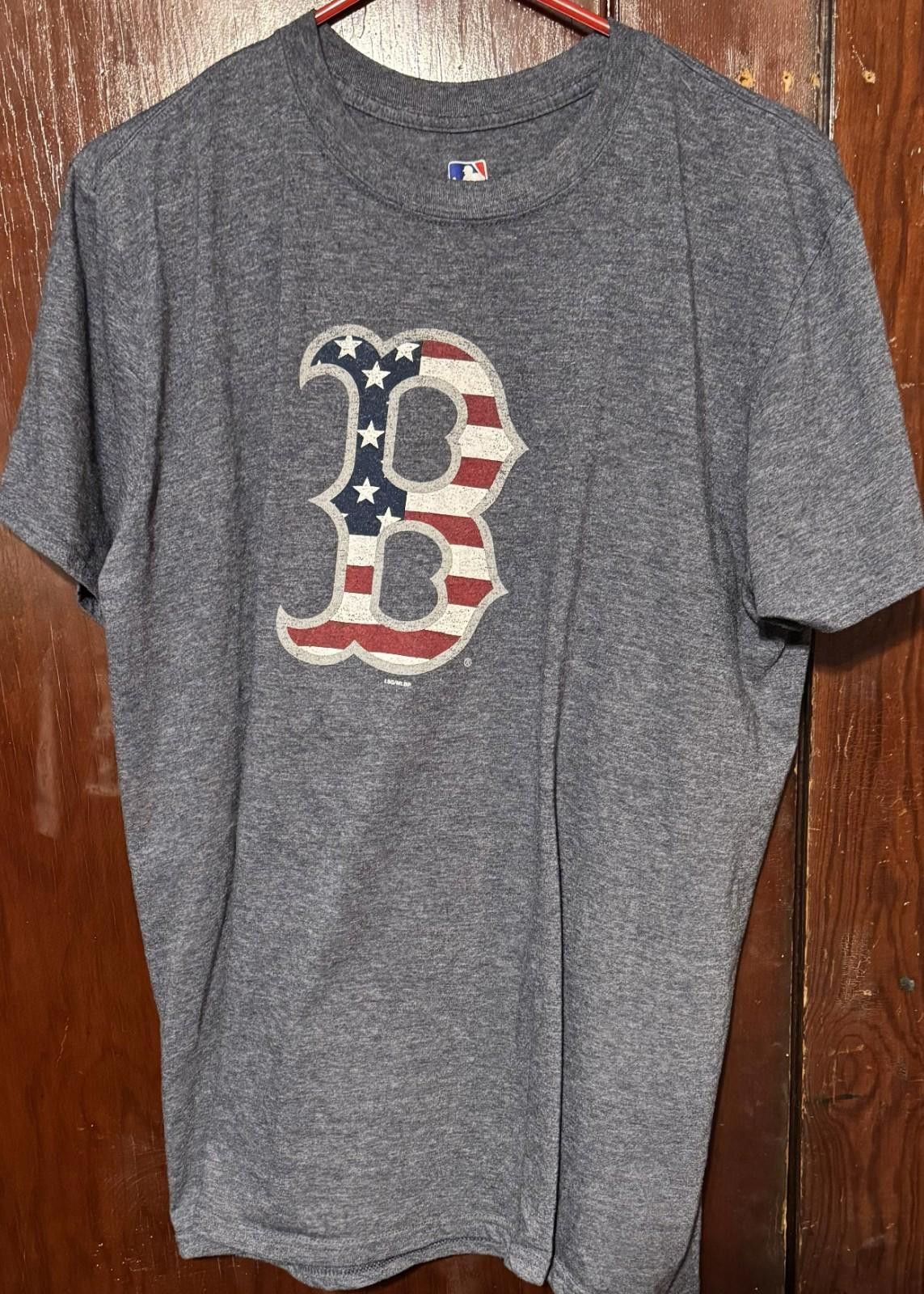 The Unbranded Brand Boston Red Sox Star Spangled T-Shirt Men's Size L Blue MLB Size ONE SIZE - 1 Thumbnail